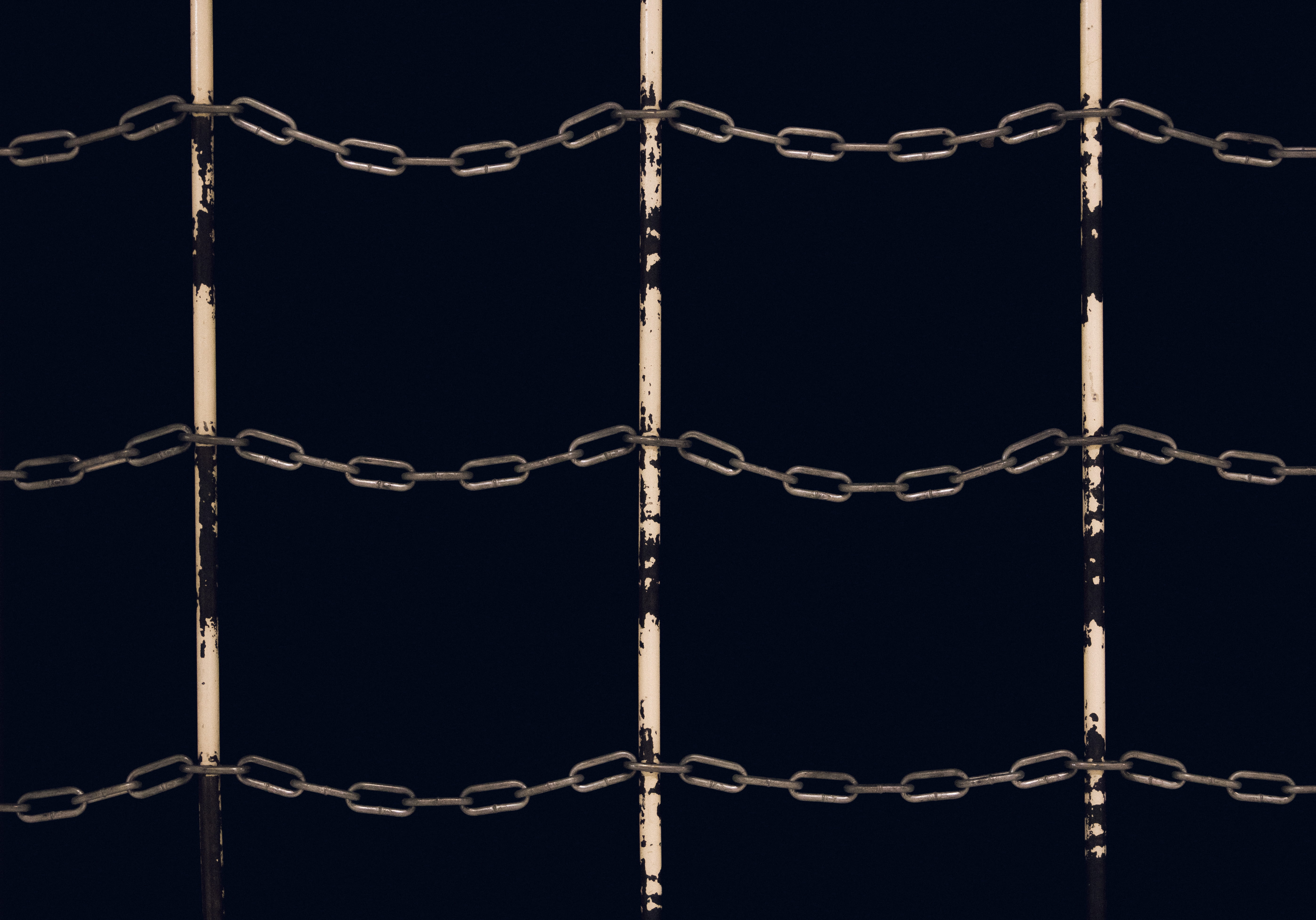 chain, black background, studio shot, indoors, protection, grid, exclusion, boundary, iron - metal, safety, fence, security, focus on foreground, restricted, HD Wallpaper