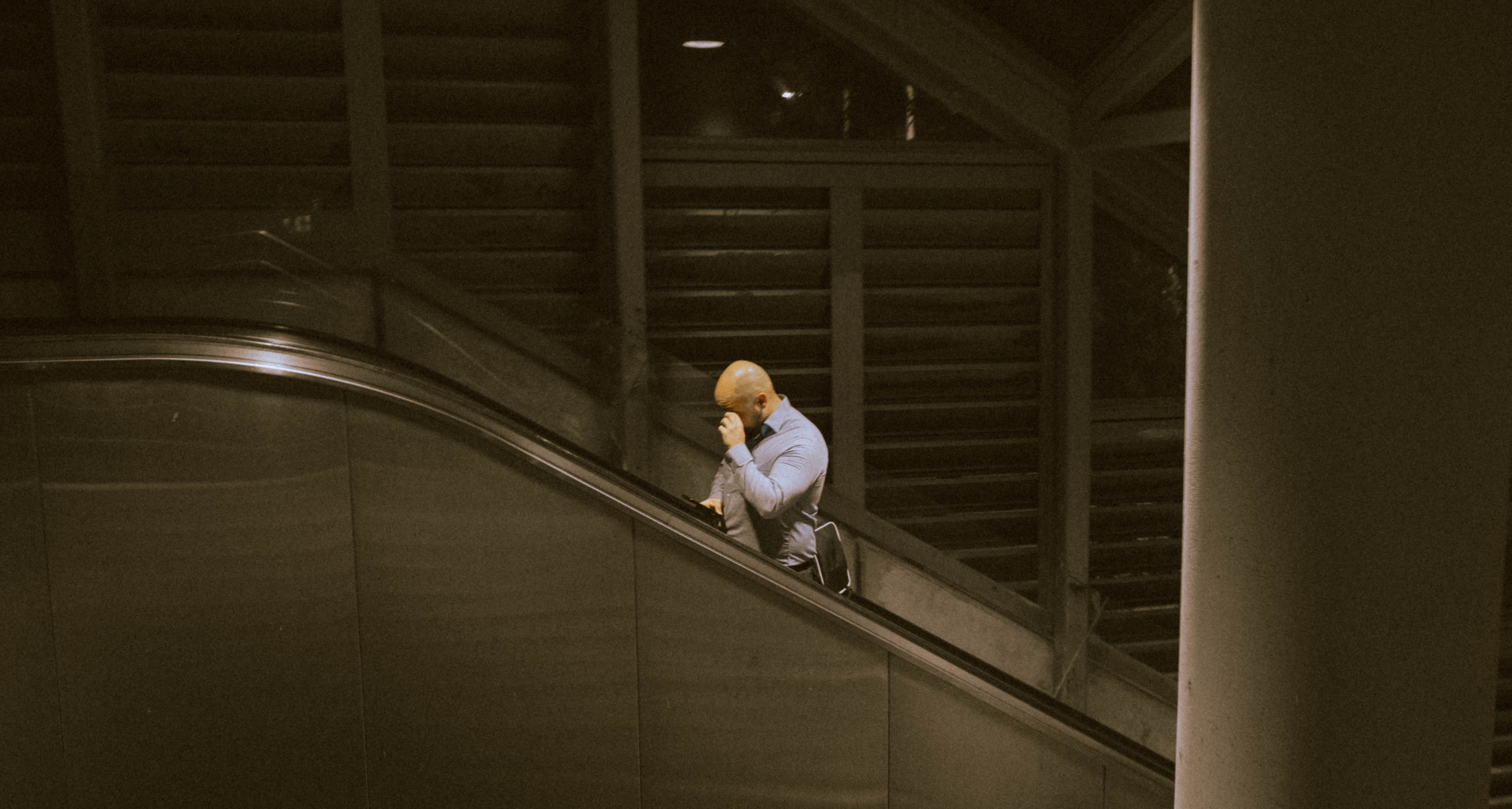 person, young adult, home decor, reflection, monitor, sitting, lcd screen, staircase, riding, window, building, adult, pants, leisure activity, human, banister, HD Wallpaper