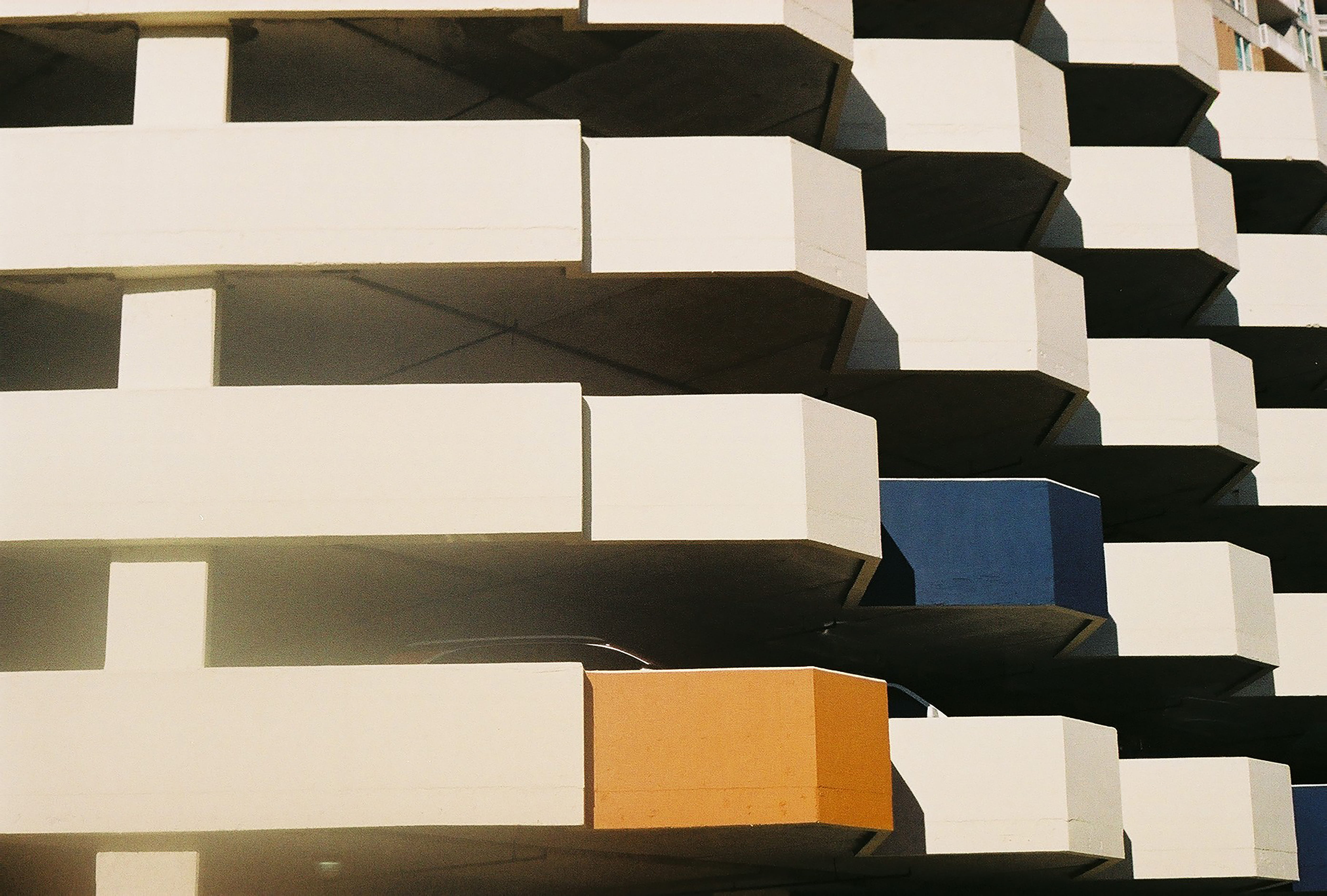 consturction, still life, geometric shape, large group of objects, balcony, no people, office building, pattern, sun, home decor, plywood, sunlight, painted, HD Wallpaper
