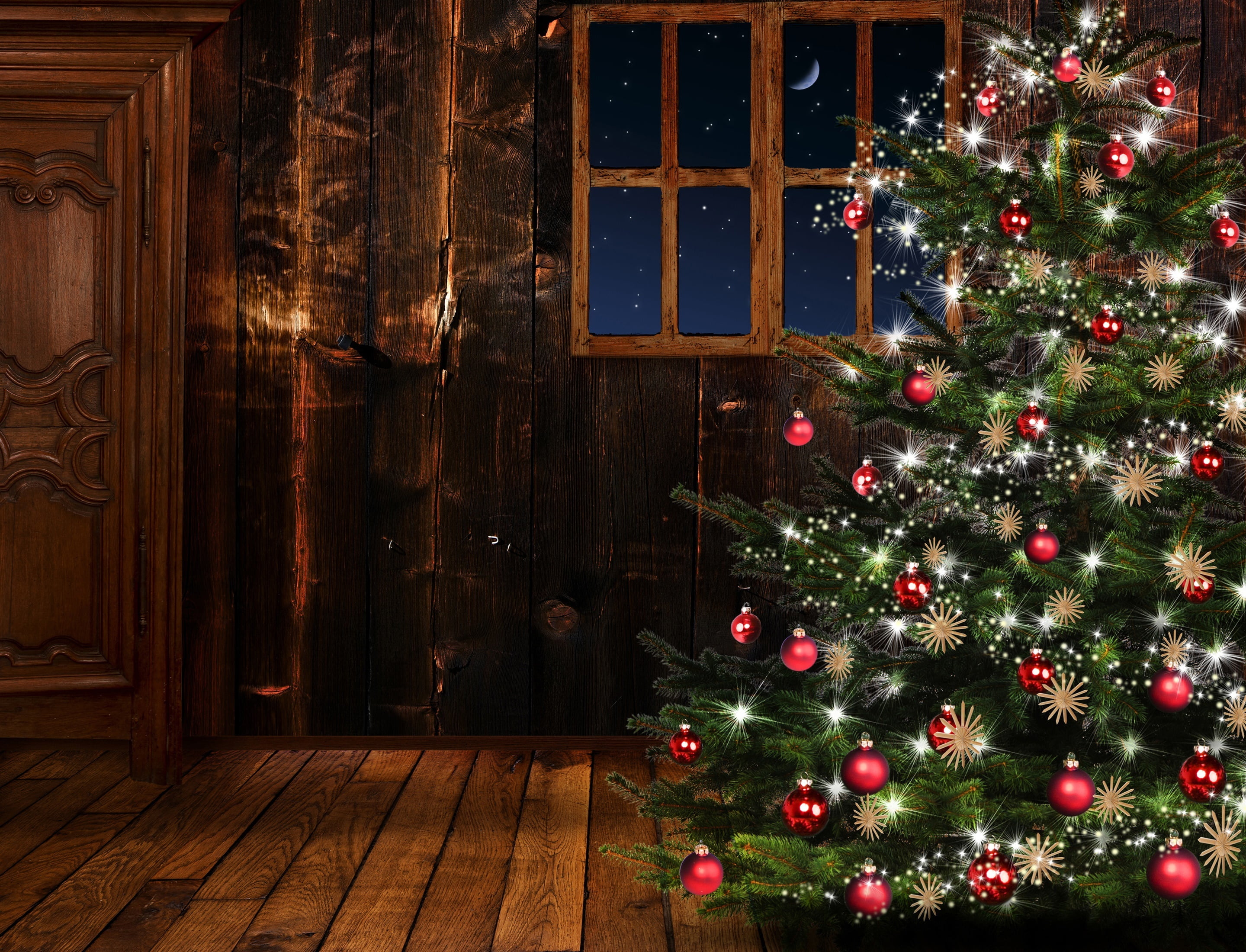 christmas Lights, winter, New year, green Color, plant, red, house, season, ornate, architecture, flooring, domestic Room, christmas Tree, window, no People, HD Wallpaper