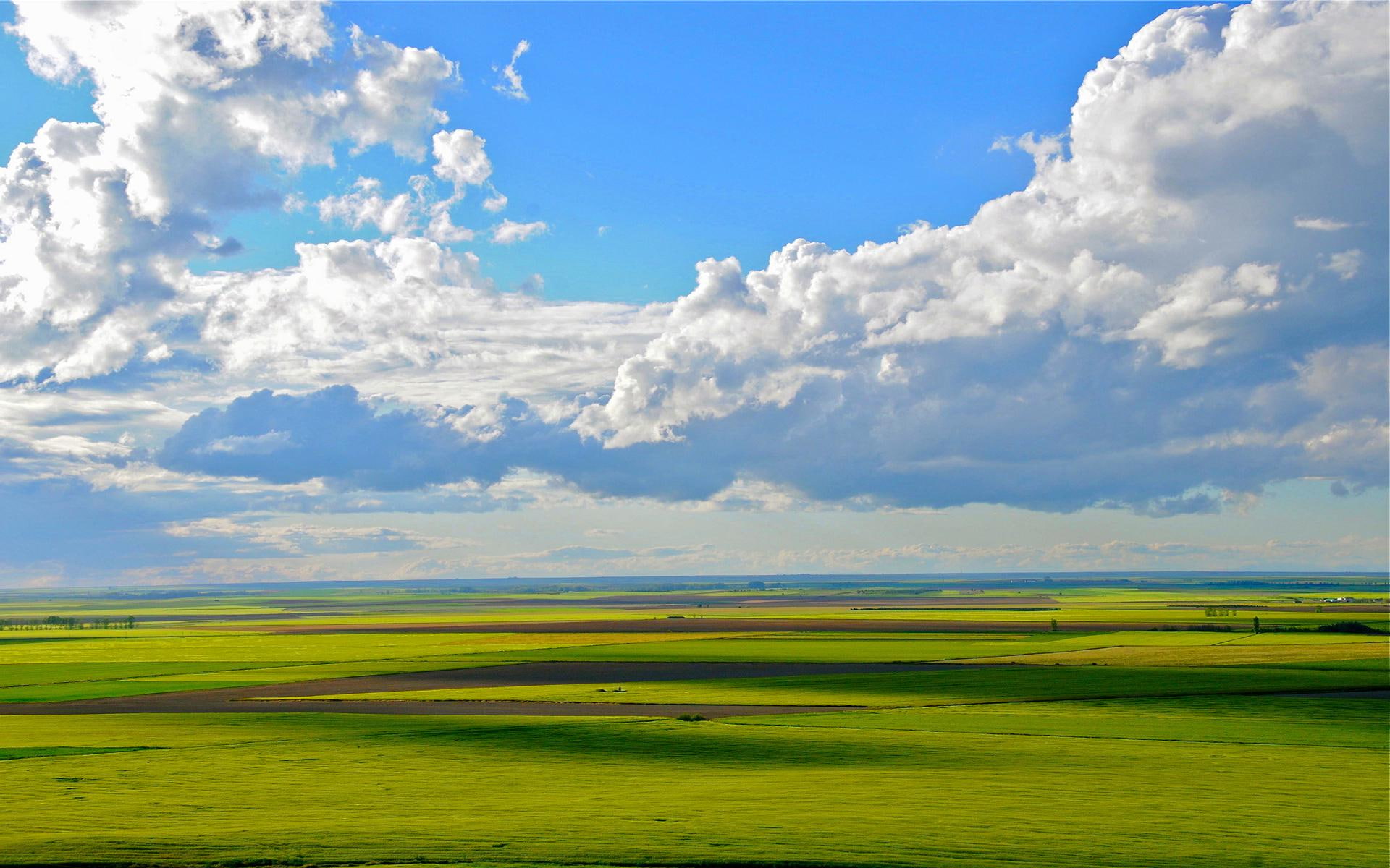 love, flat, clouds, 1080P, landscape, HD Wallpaper