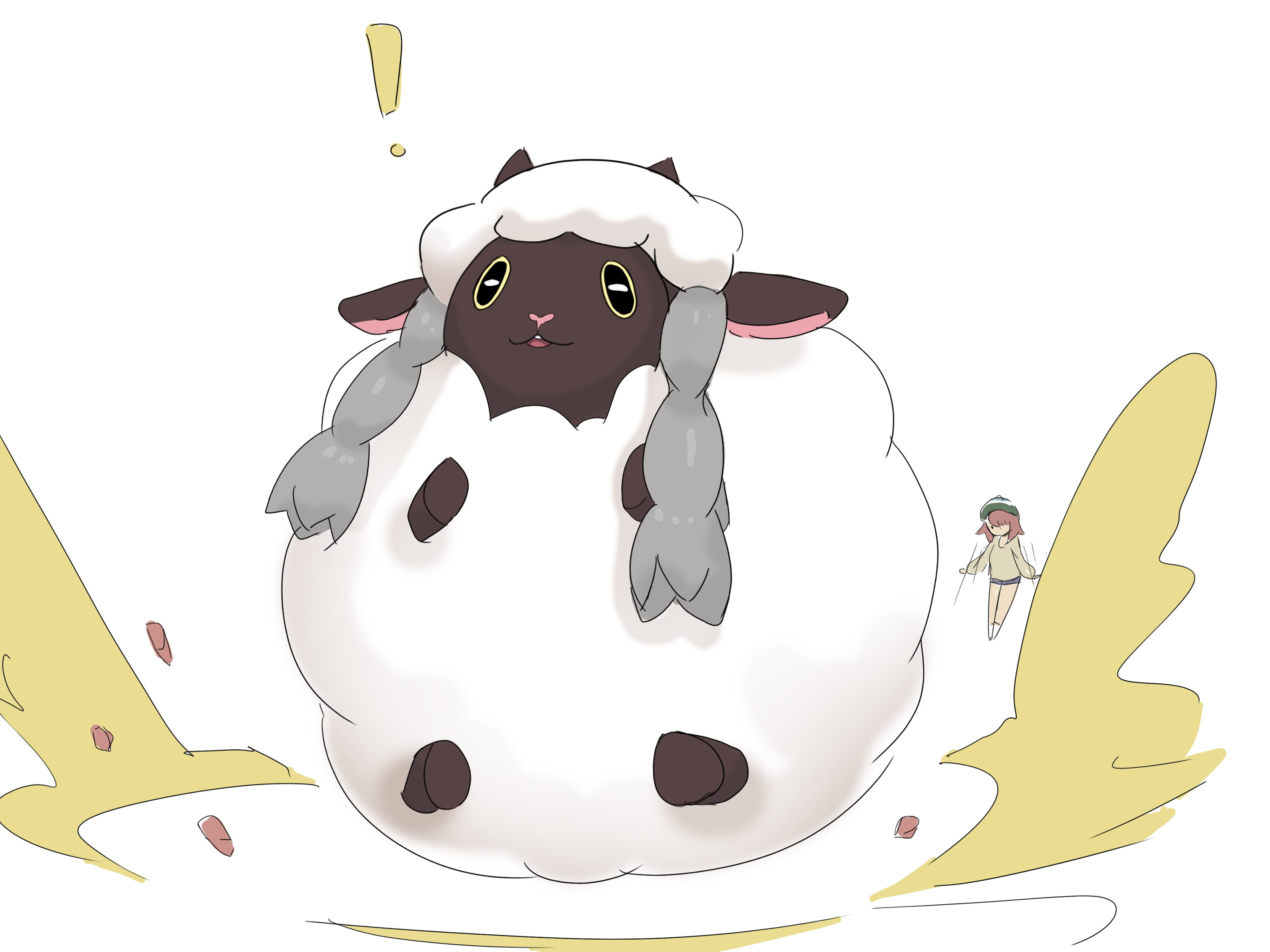 Pokémon: Sword and Shield, 4K, Pokémon, Wooloo (Pokémon), HD Wallpaper