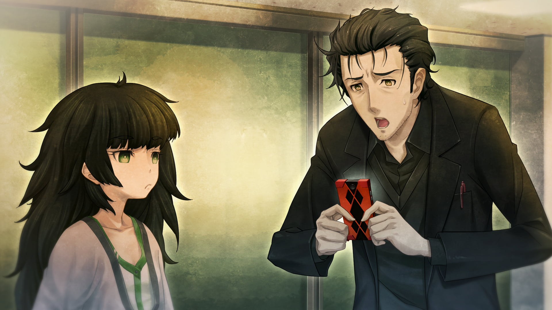 Steins;Gate 0, Rintaro Okabe, 1080P, Maho Hiyajo, Anime, HD Wallpaper