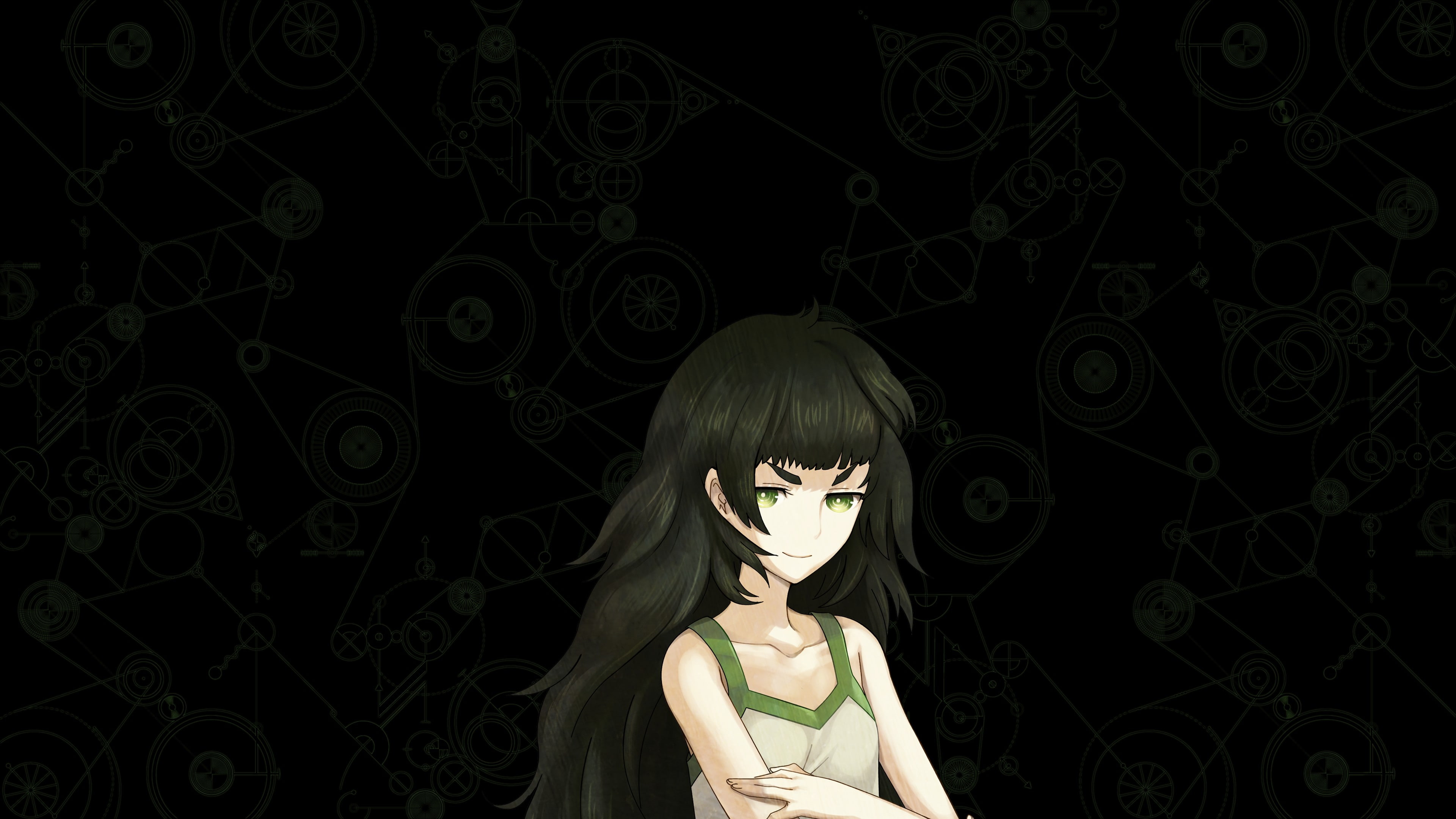 statue, gate, sculpture, Steins;Gate 0, Steins;Gate, Hiyajo Maho, female likeness, hd, eyes, retail, px, fashion, hairstyle, creativity, representation, HD Wallpaper