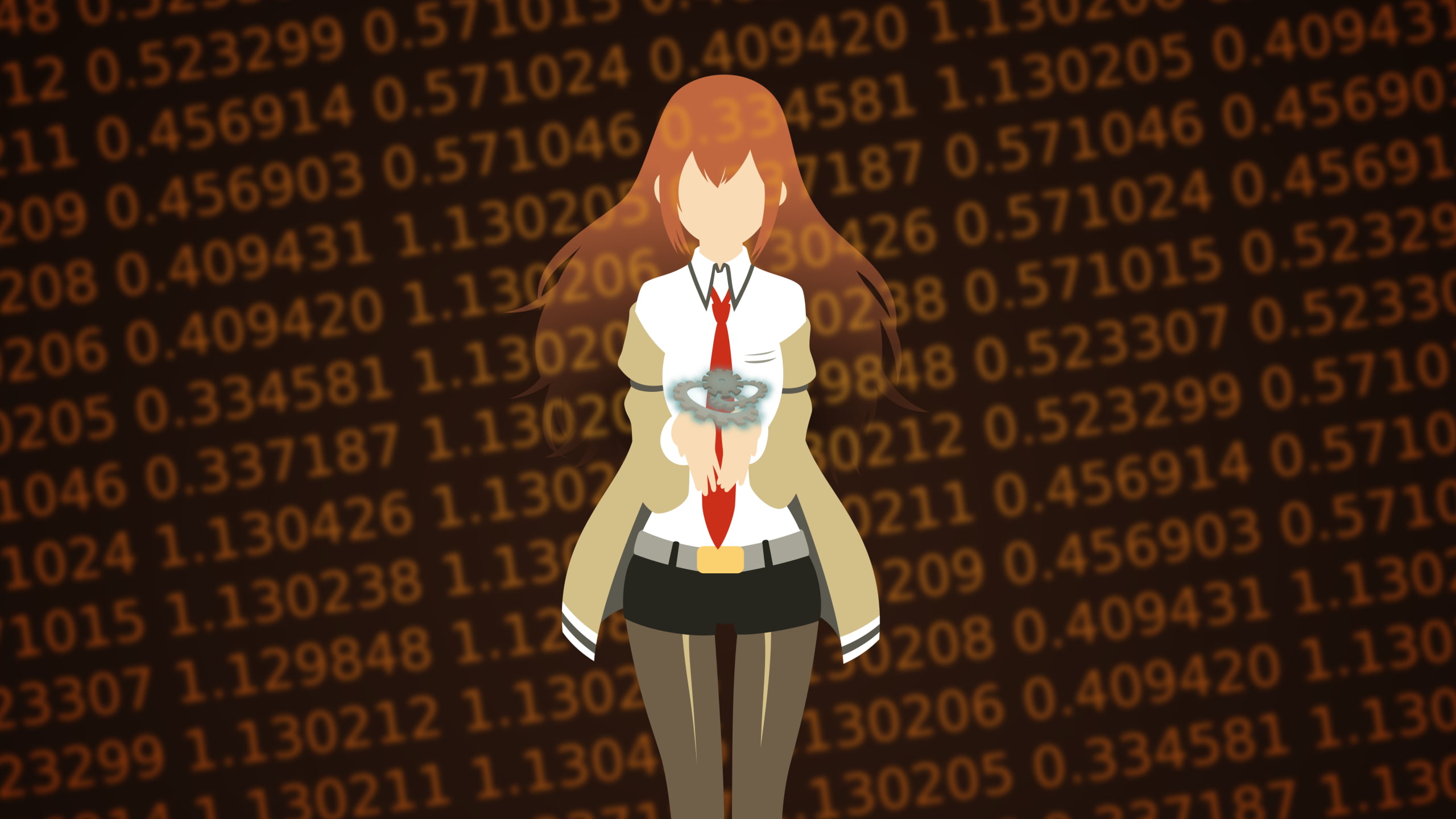 2K, Anime, Kurisu Makise, Steins;Gate 0, HD Wallpaper