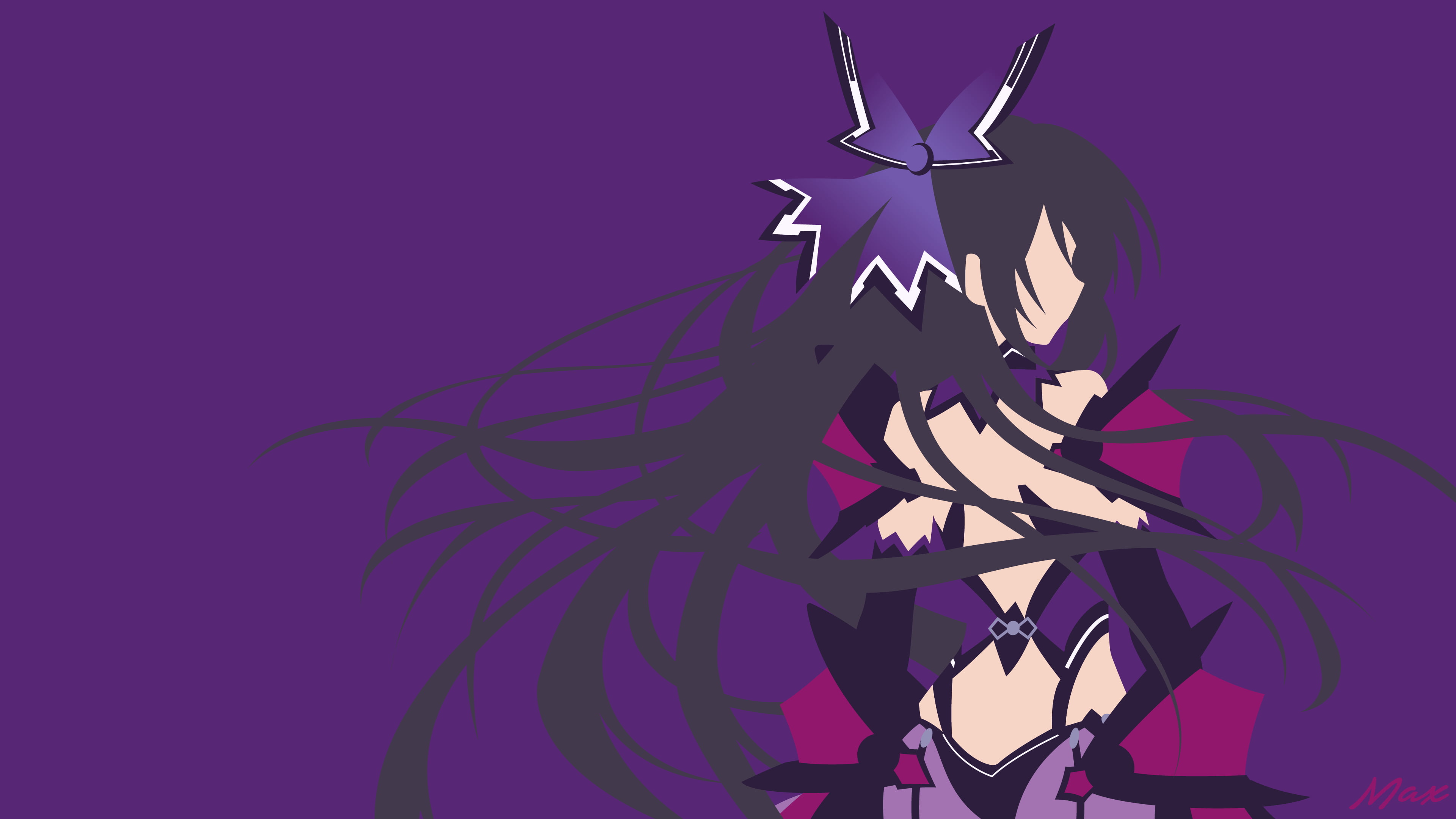 4K, Anime, Minimalist, Date A Live, Tohka Yatogami, HD Wallpaper