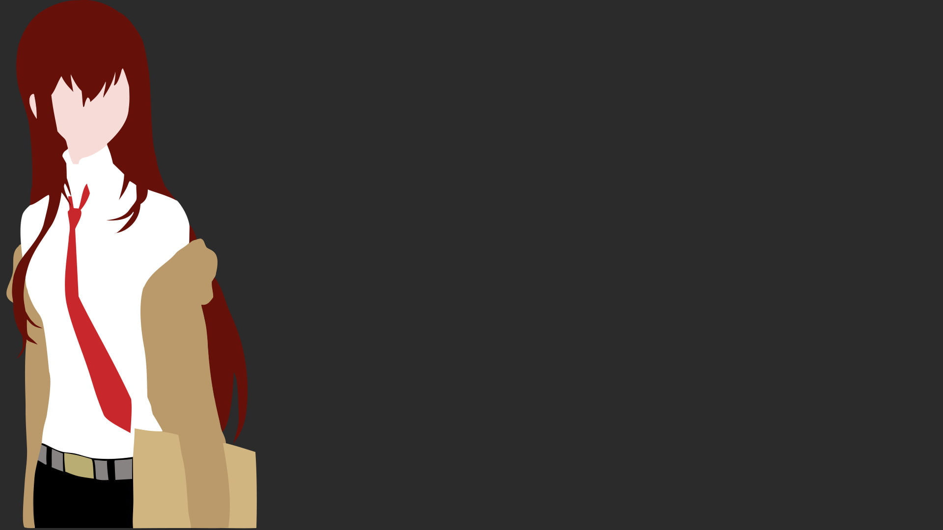 red, representation, studio shot, figurine, steinsgate makise kurisu anime vectors, art and craft, colored background, christmas, indoors, celebration, HD Wallpaper