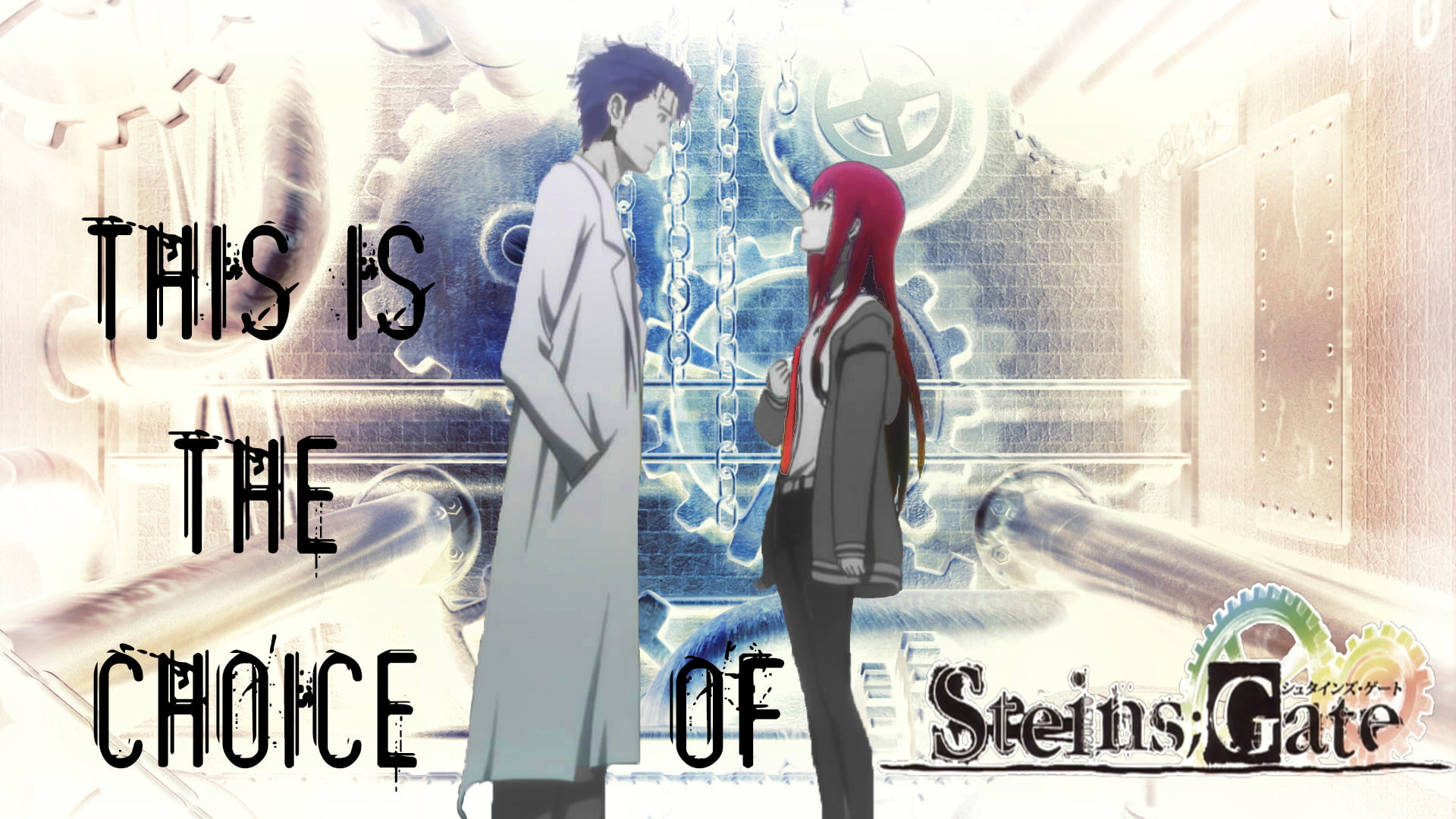 Kurisu Makise, 1080P, Rintaro Okabe, Steins;Gate, Anime, HD Wallpaper
