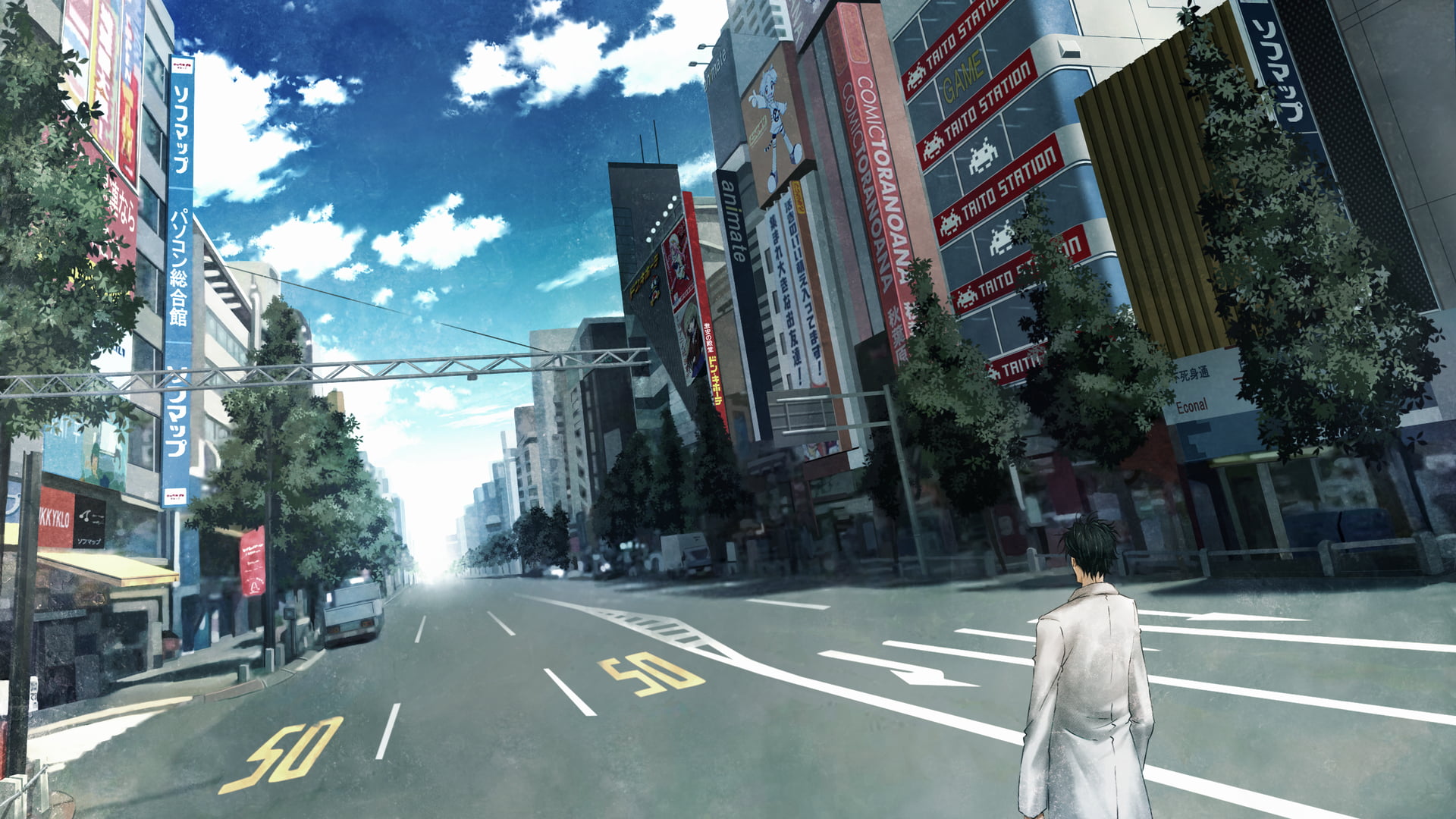 1080P, Anime, Steins;Gate, Rintaro Okabe, HD Wallpaper