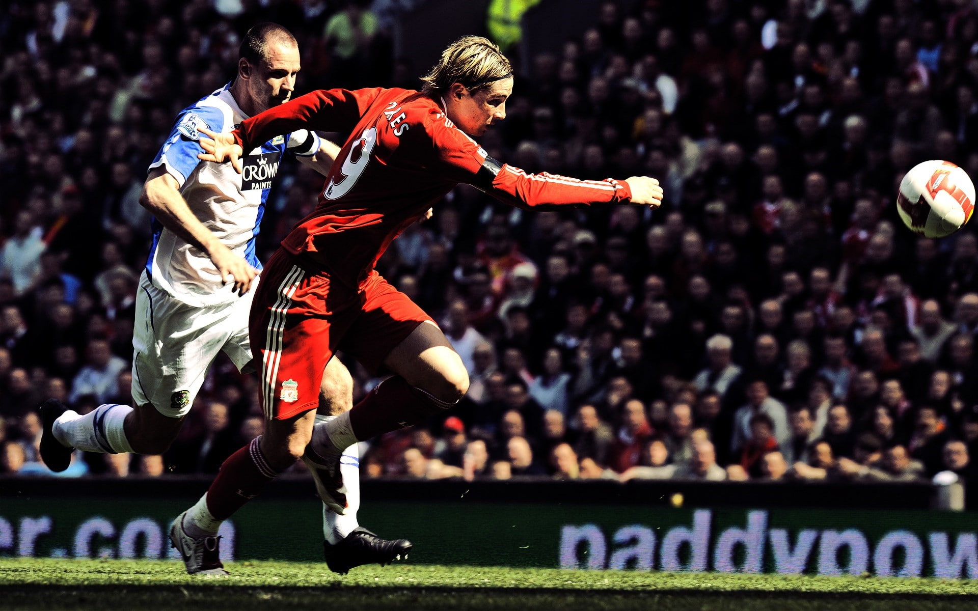 athlete, motion, people, ball, sport, adult, soccer, playing, full length, team sport, soccer fernando torres, spectator, stadium, kicking, 1080P, crowd, HD Wallpaper