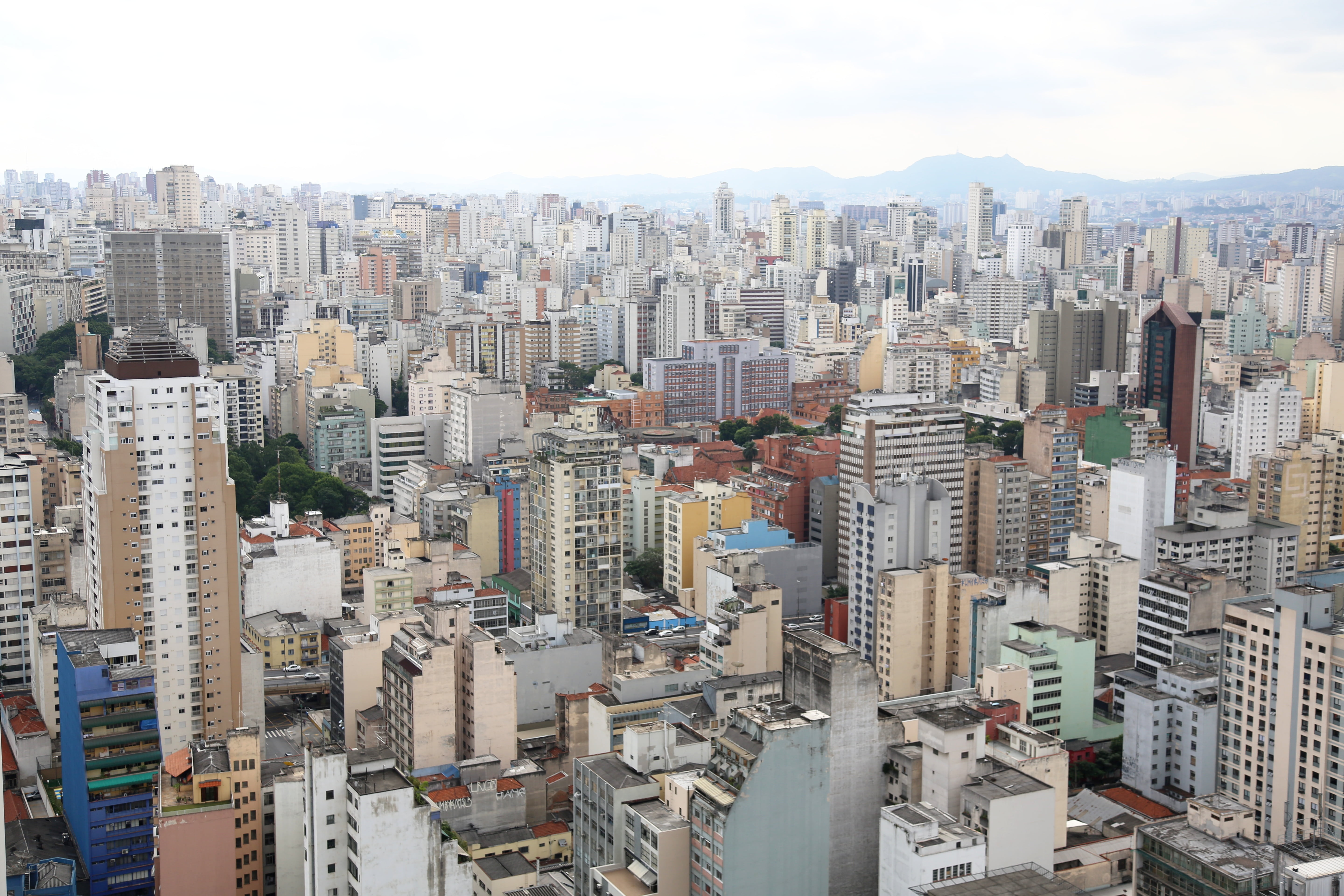 apartment, skyscraper, office building exterior, financial district, downtown são paulo, modern, 5K, tall - high, day, city, buildings, vista, urban, residential district, HD Wallpaper