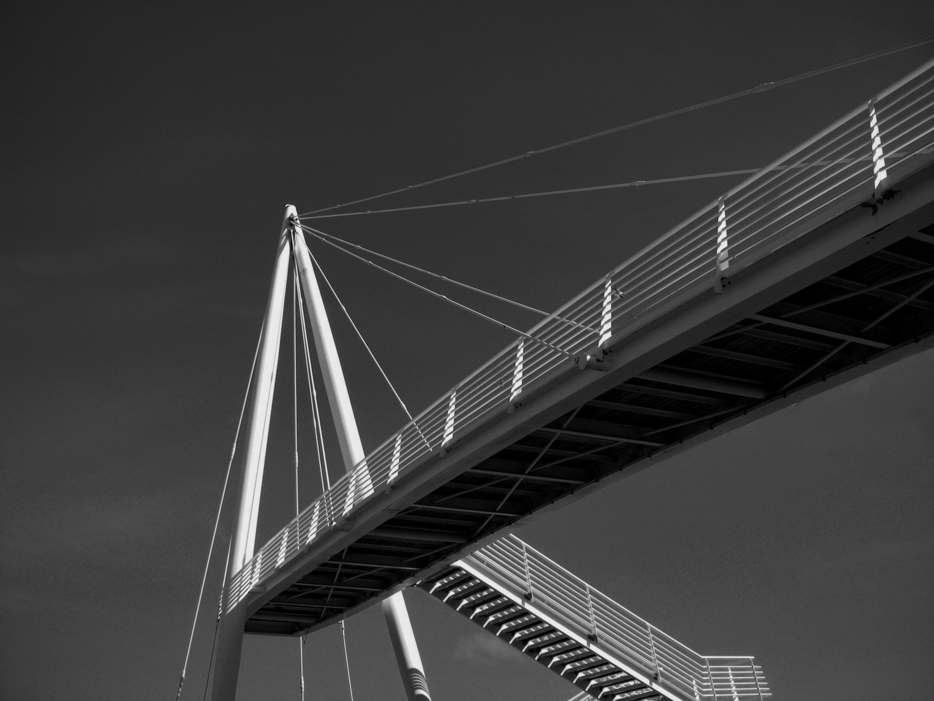 travel destinations, connection, Portugal, City, built structure, bridge - man made structure, architecture, night, ponta delgada, engineering, tourist point, HD Wallpaper