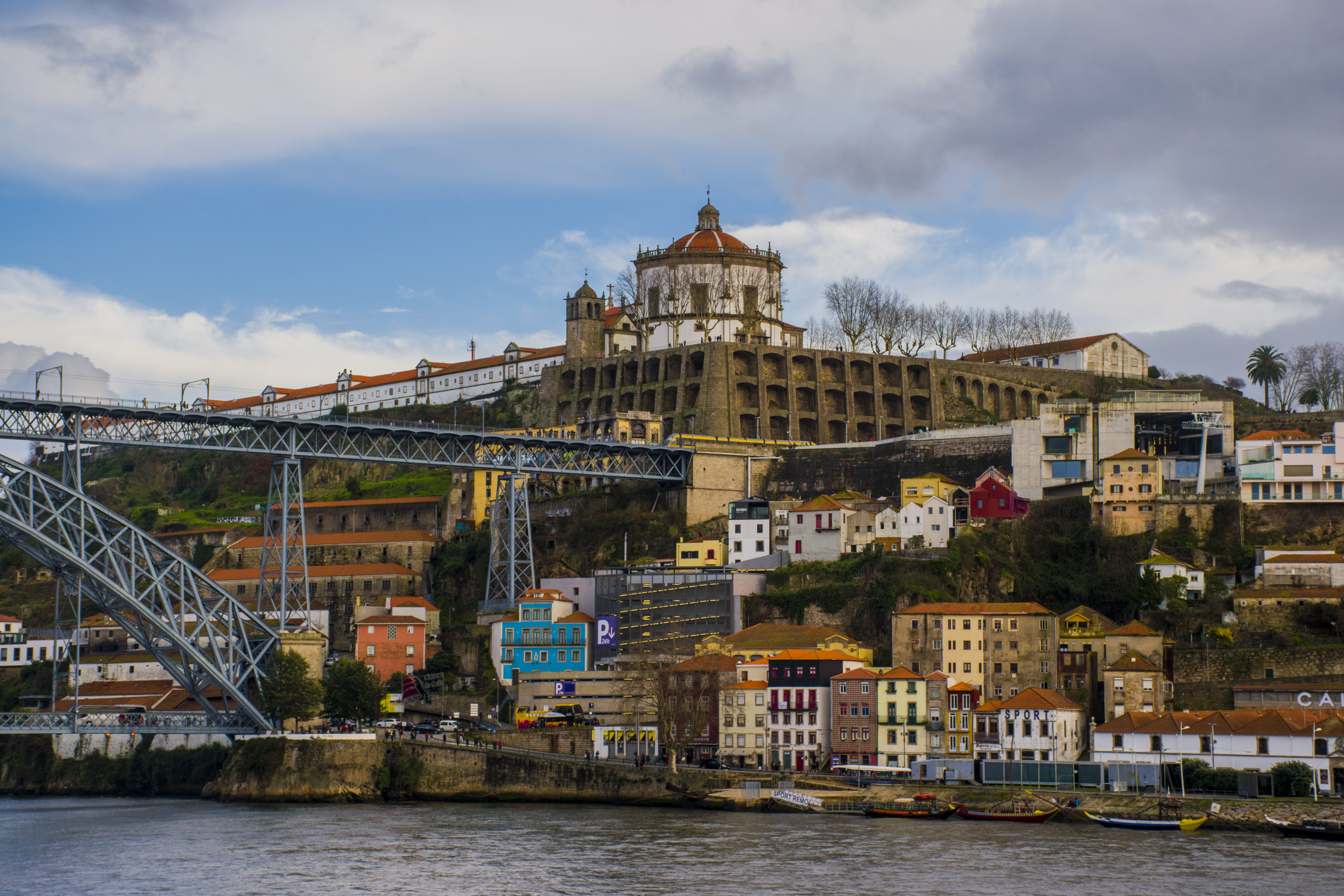 building, body of water, travel destinations, rio, waterfront, point of reference, architecture, day, nature, sky, cloud - sky, tourism, outdoors, the urban area, HD Wallpaper