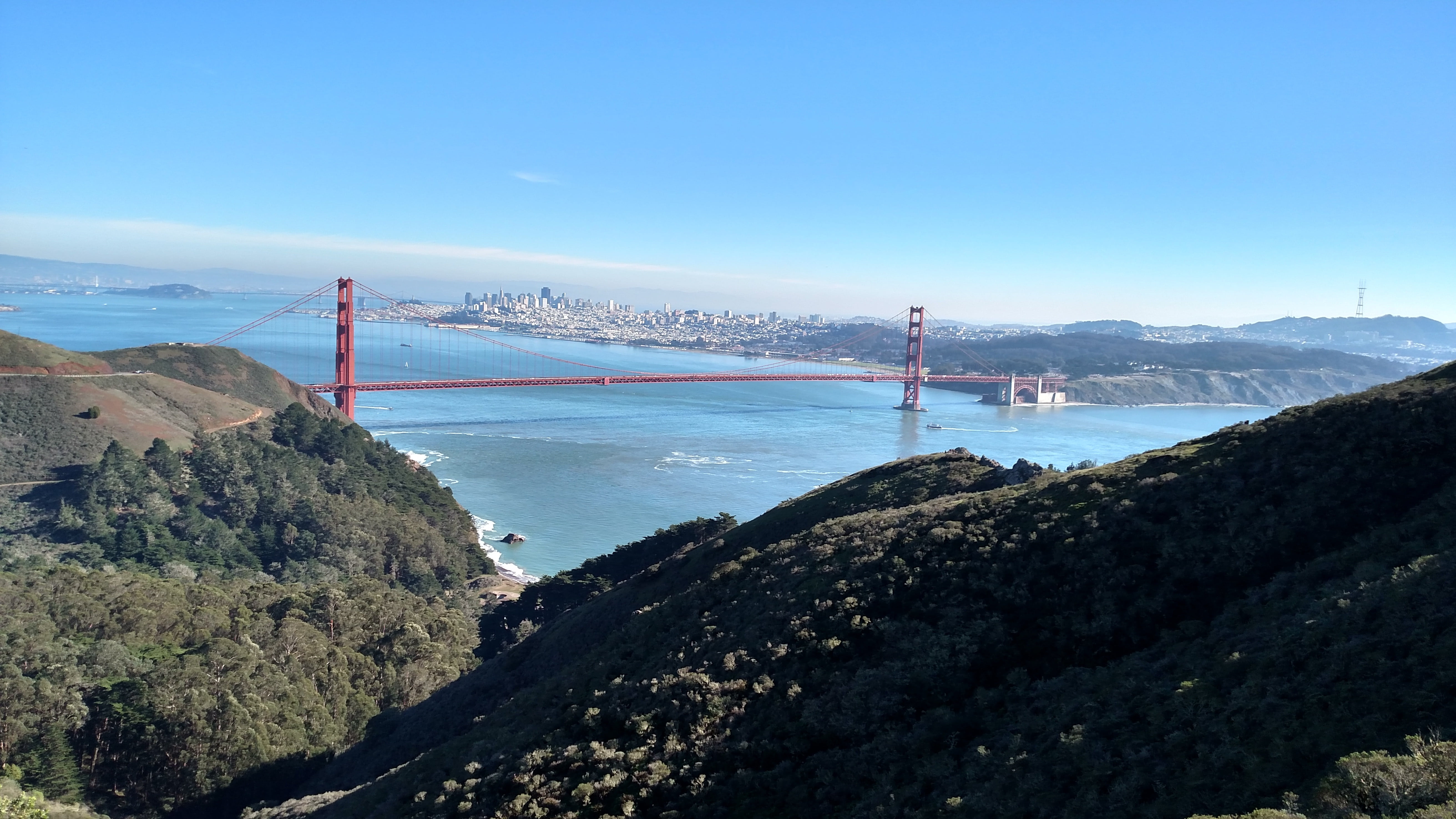 day, beauty in nature, america, travel destinations, tranquility, san francisco, outdoors, bridge, golden gate, 5K, sea, california, connection, scenics - nature, HD Wallpaper