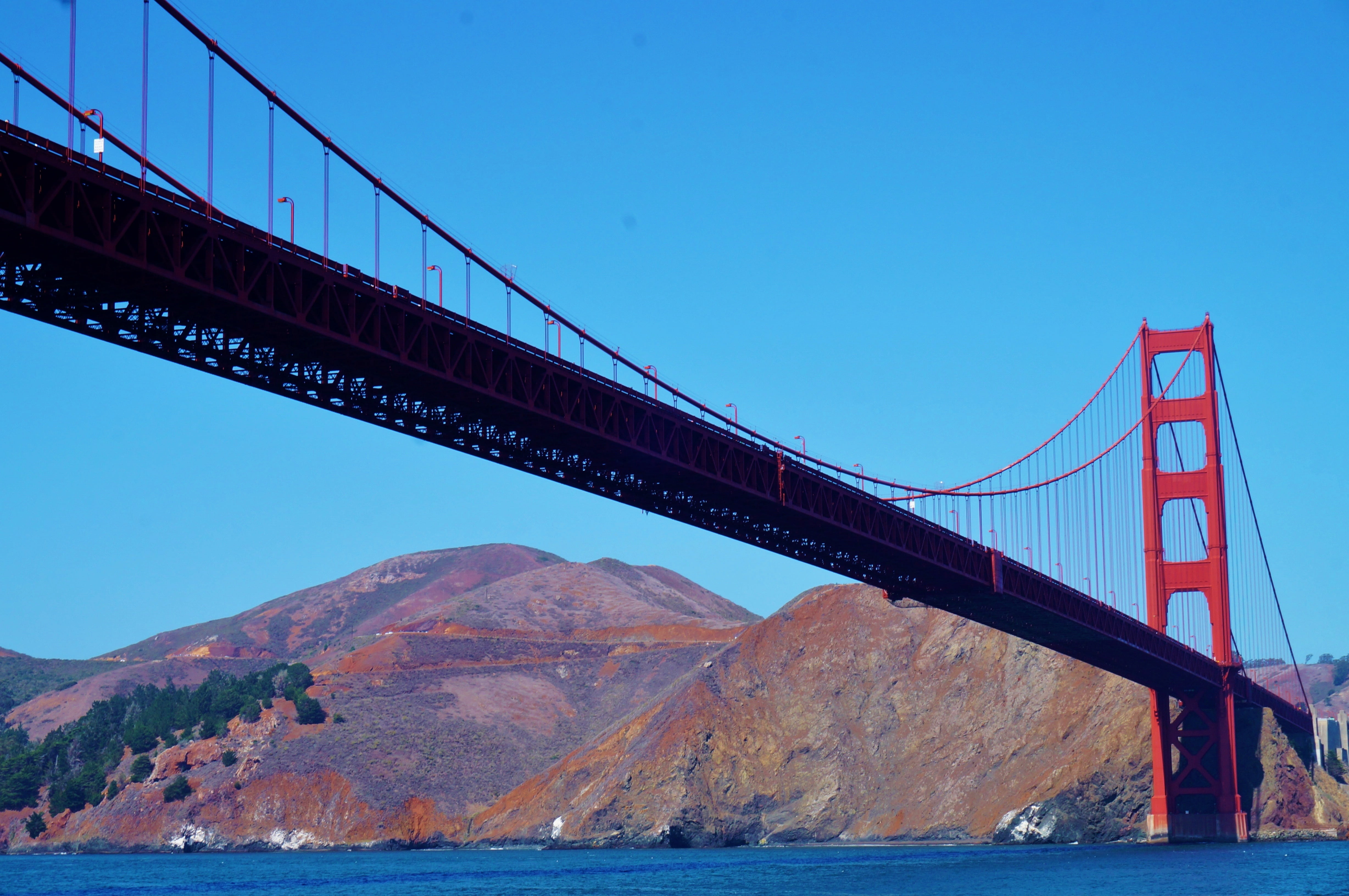 architecture, transportation, 4K, ca, bridge - man made structure, bay, travel destinations, tourism, connection, gate, golden, engineering, francisco, HD Wallpaper
