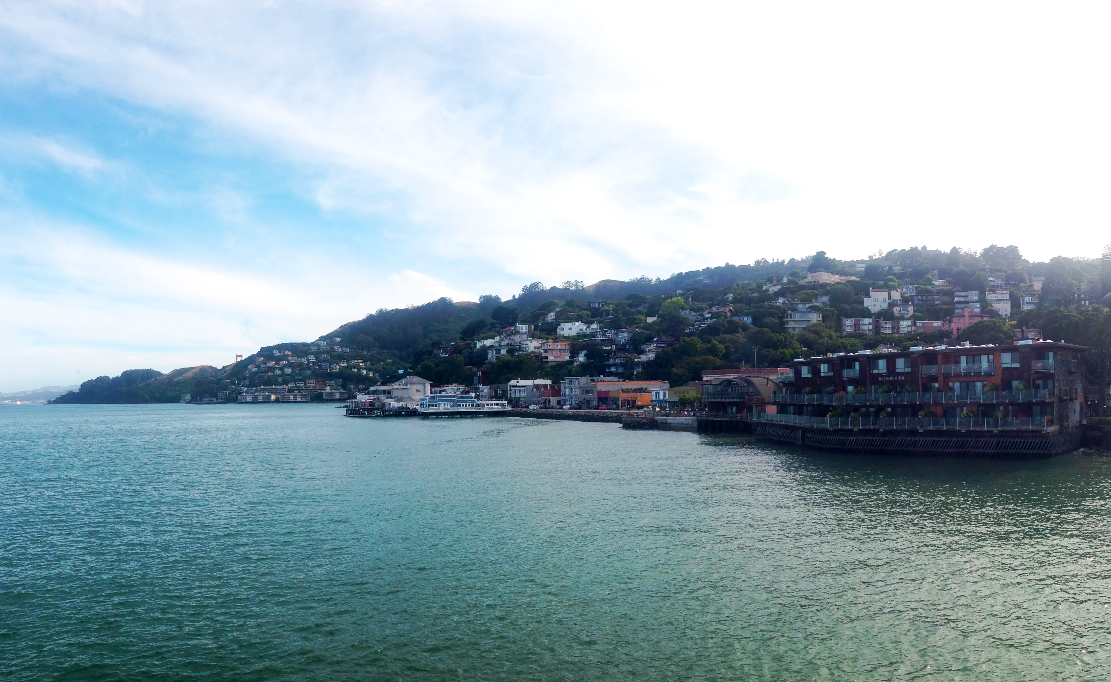 sky, day, gouses, 4K, cloud - sky, travel, nautical vessel, mode of transportation, beauty in nature, beach, scenics - nature, sausalito, building, sea, HD Wallpaper