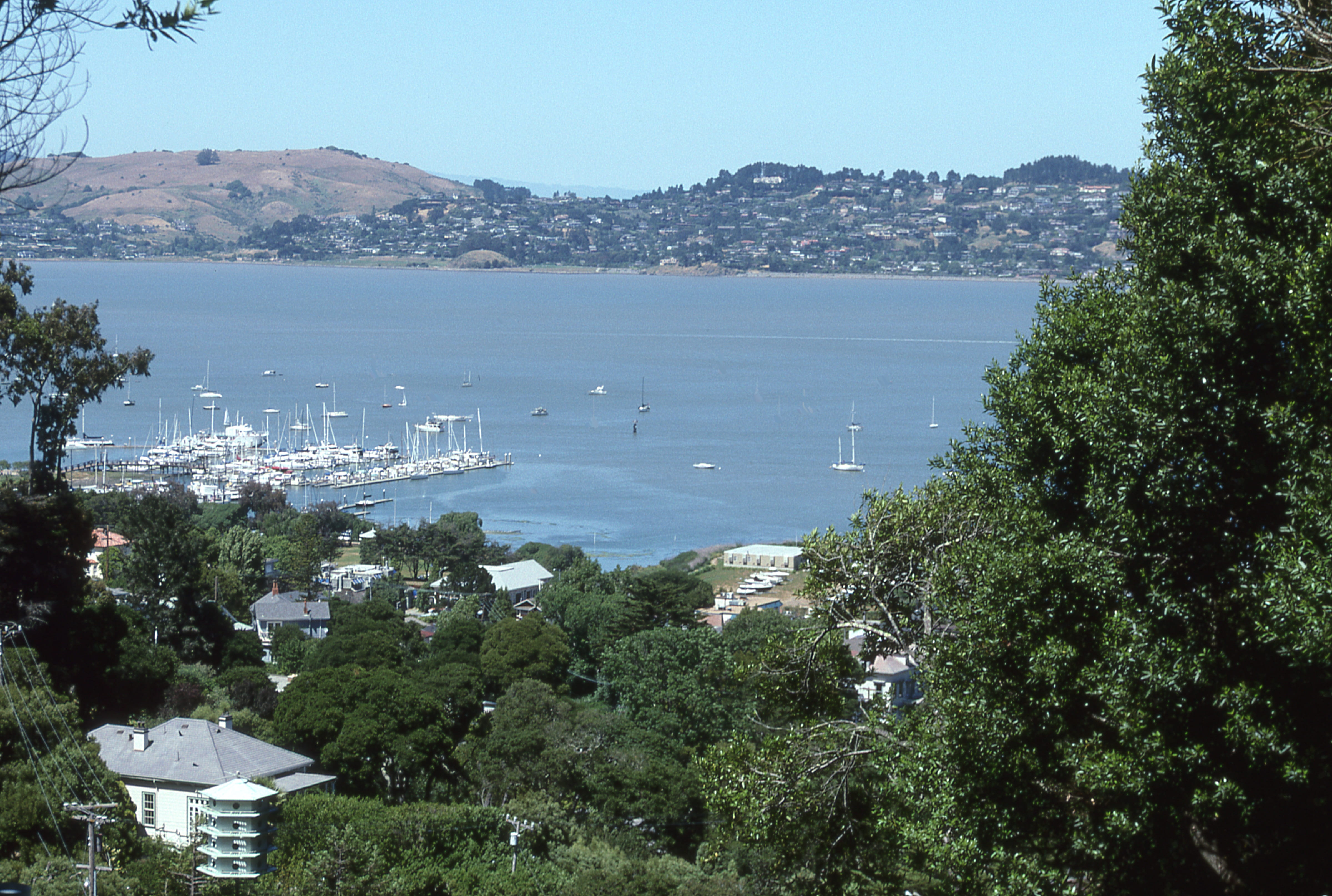 transportation, no people, scenics - nature, sausalito, outdoors, city, architecture, united states, california, day, beauty in nature, sea, high angle view, HD Wallpaper