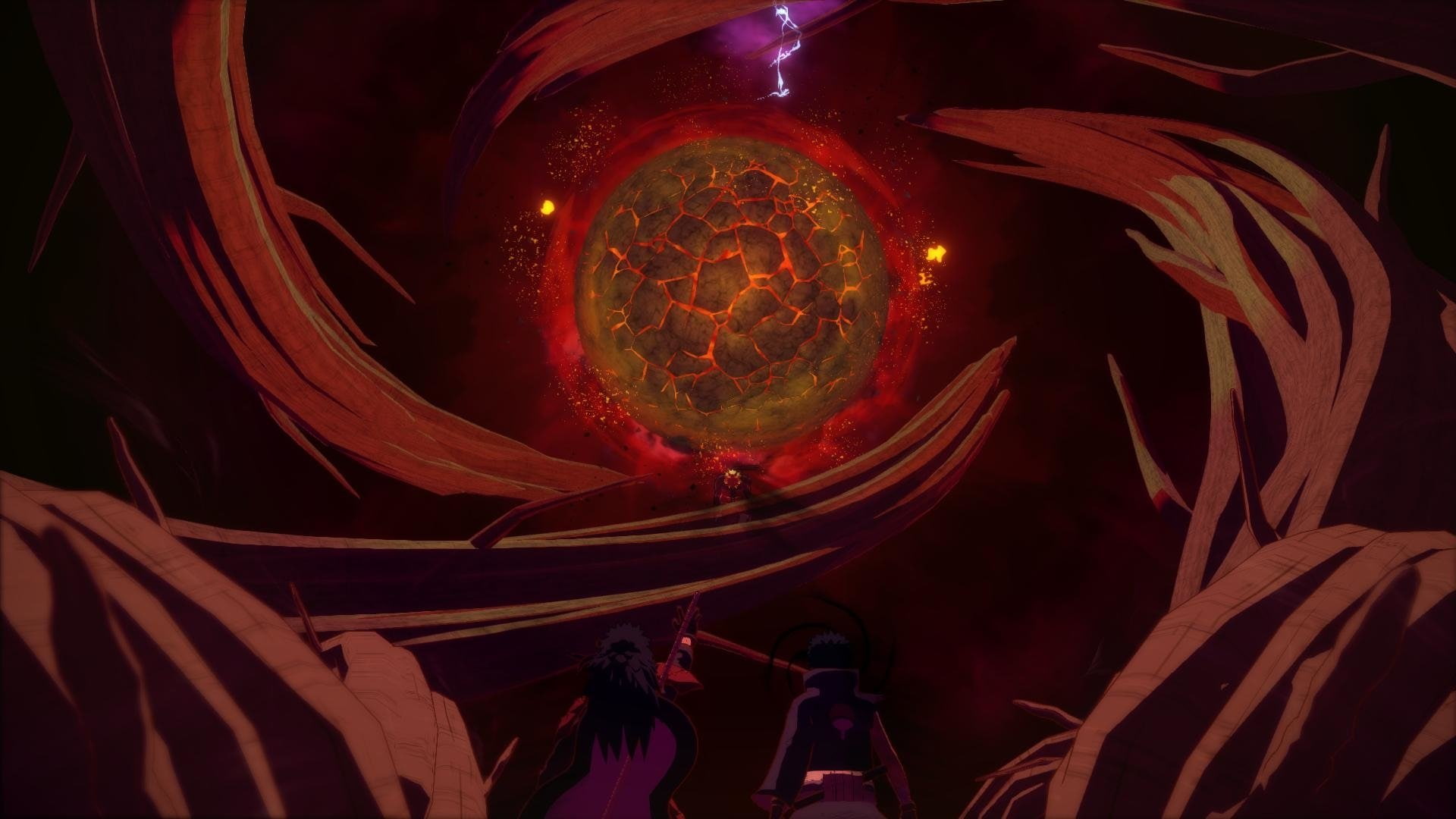 Obito Uchiha, night, architecture, Madara Uchiha, representation, indoors, 1080P, illuminated, Video Game, low angle view, glowing, no people, spirituality, HD Wallpaper