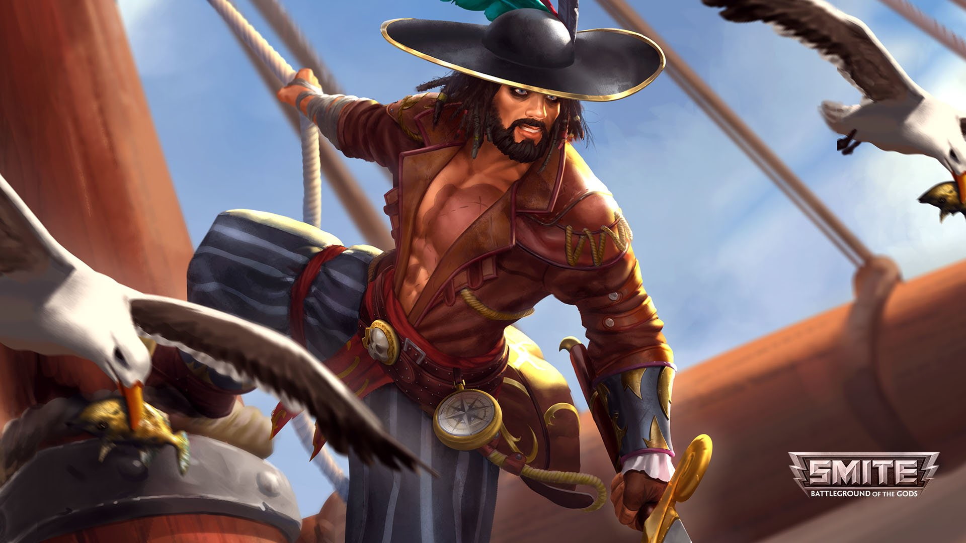 Video Game, 1080P, Susano (Smite), Smite, HD Wallpaper
