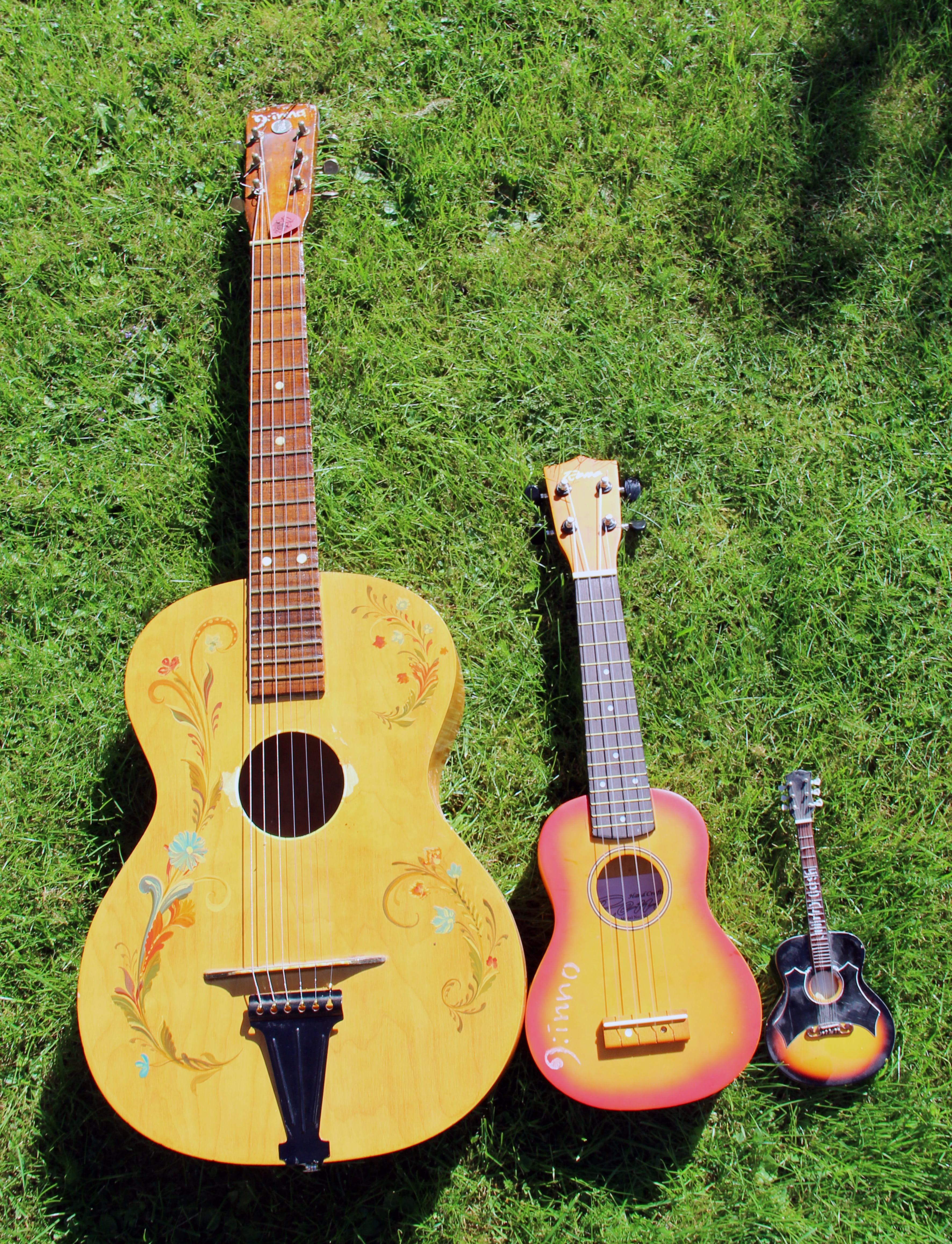 musical instrument string, arts culture and entertainment, gitarer, no people, string, guitar, string instrument, 4K, outdoors, størst, field, nature, Phone HD Wallpaper