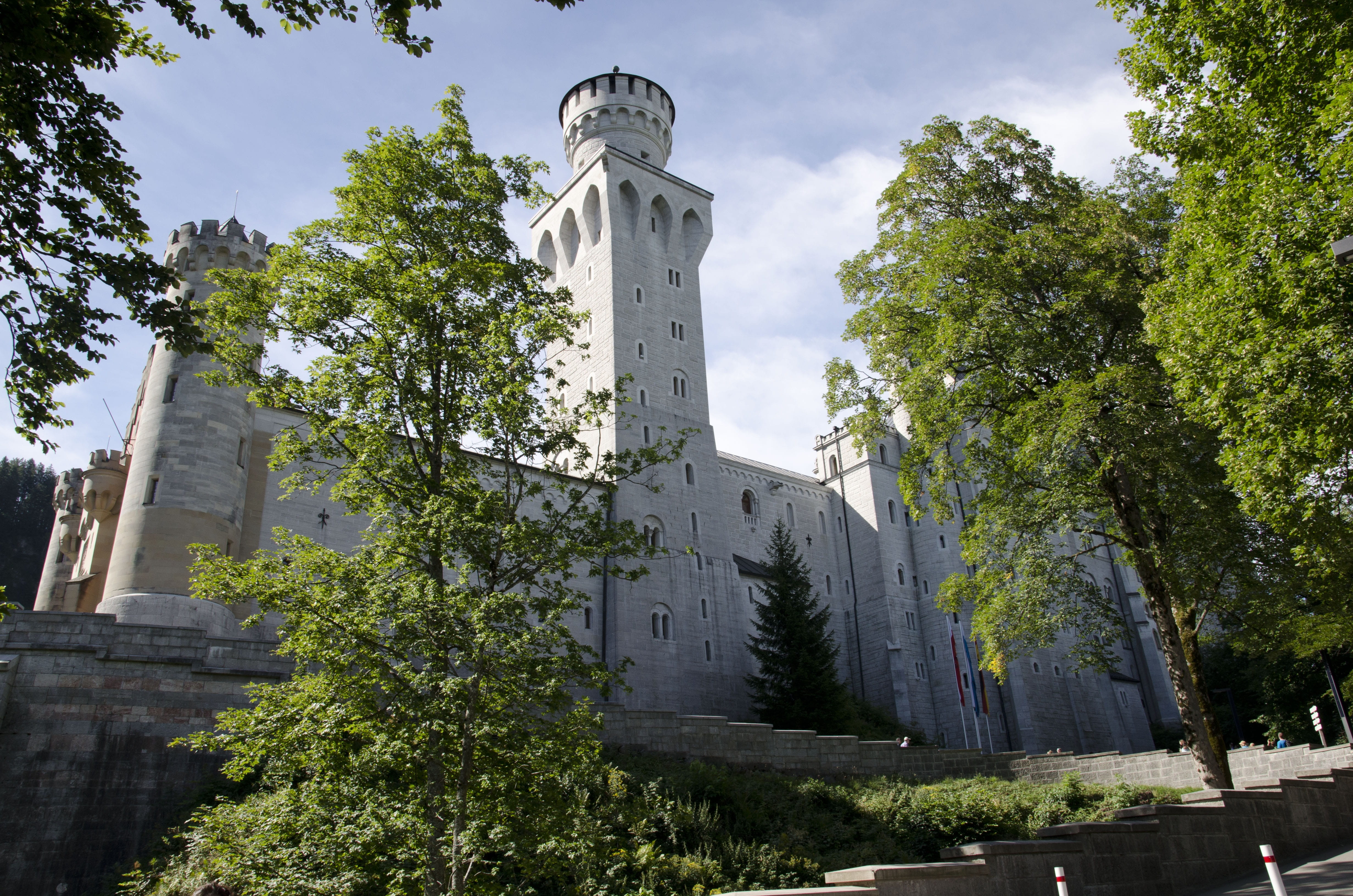 day, built Structure, building, Bavaria, tourist attractions, the past, neuschwanstein, low angle view, Castle, travel Locations, outdoors, belief, spirituality, HD Wallpaper