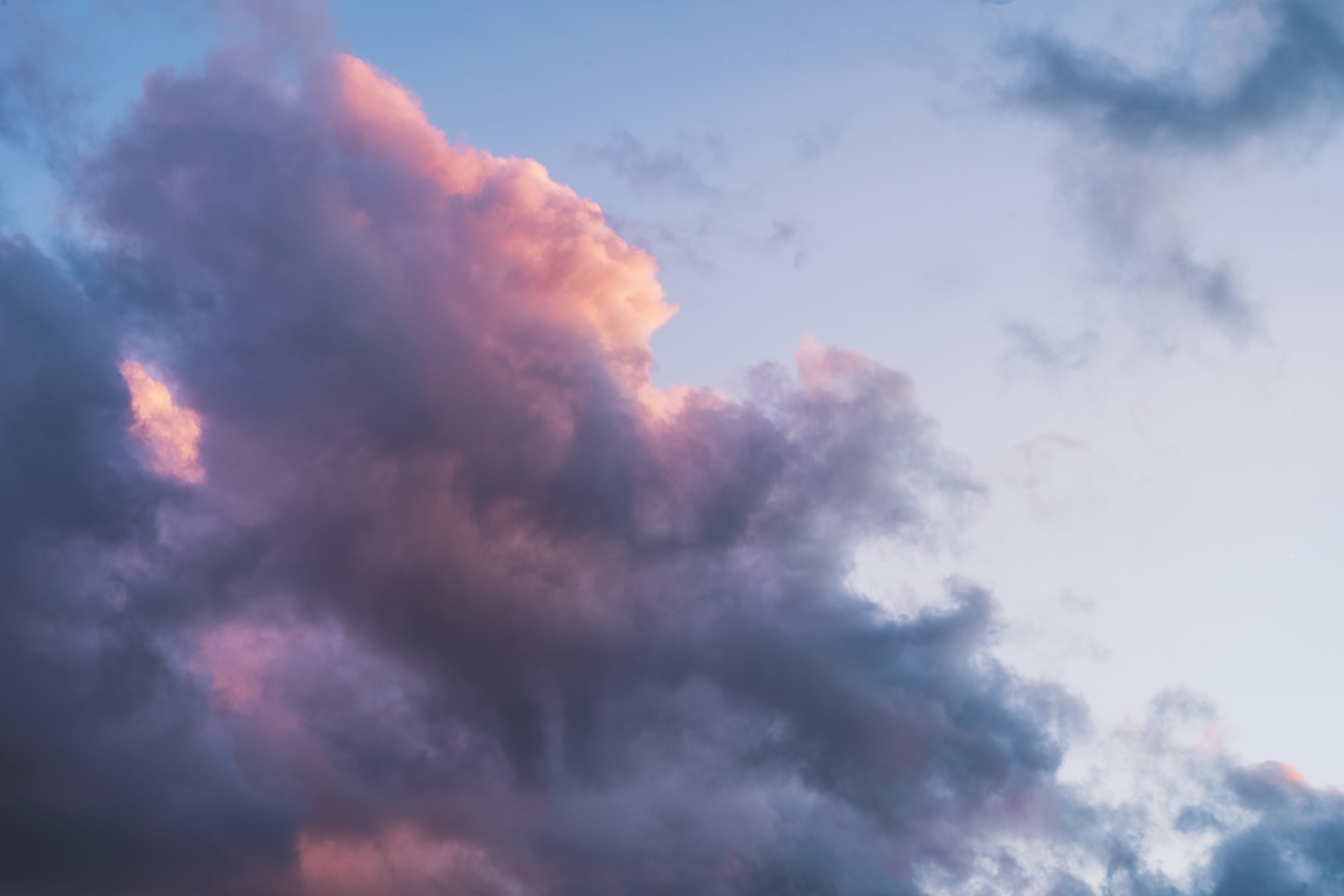 scenics - nature, sunset, germany, glow, outdoors, cloud - sky, scenry, colorful, sunlight, cumulus, sky, pink, no people, desktopwallpaper, clouds, day, HD Wallpaper