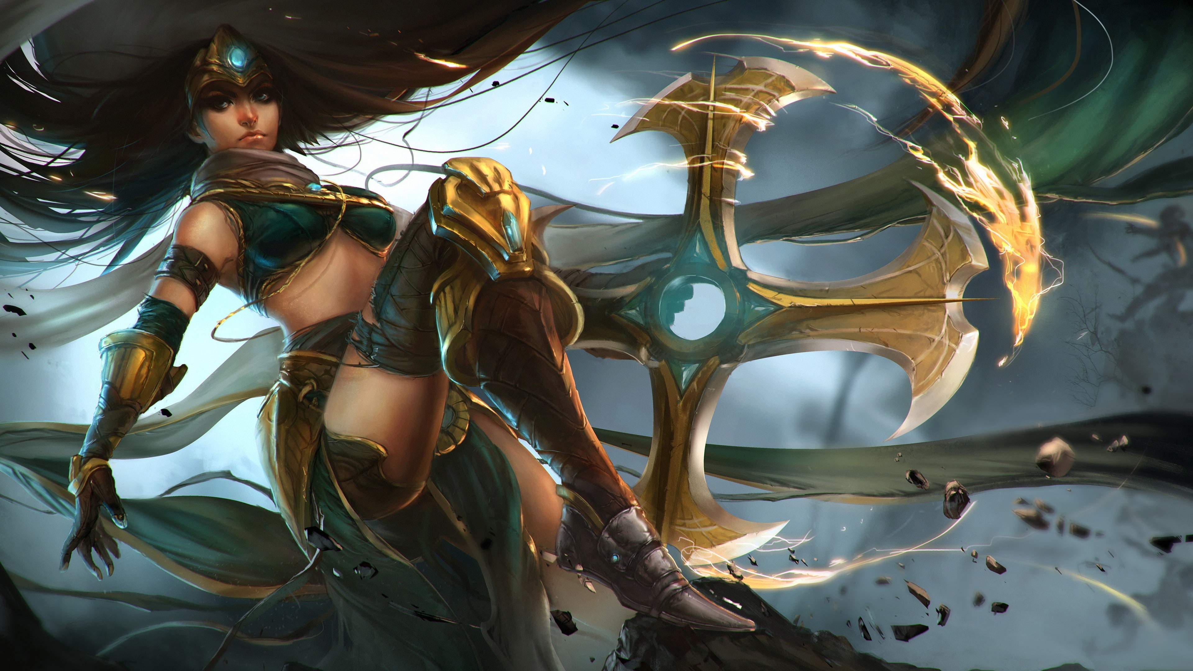 sivir league of legends, 4K, HD Wallpaper