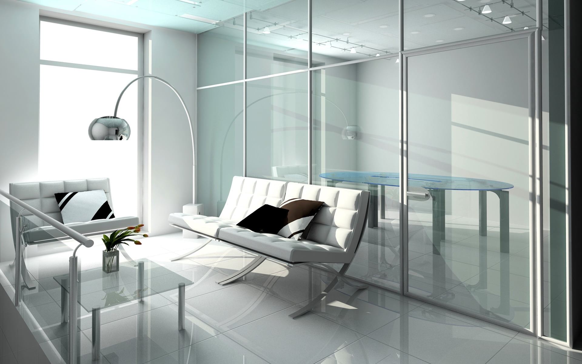 day, 1080P, business, meeting, absence, couch, wall - Building Feature, luxury, decor, sofa, architecture, built structure, board Room, office Building, HD Wallpaper