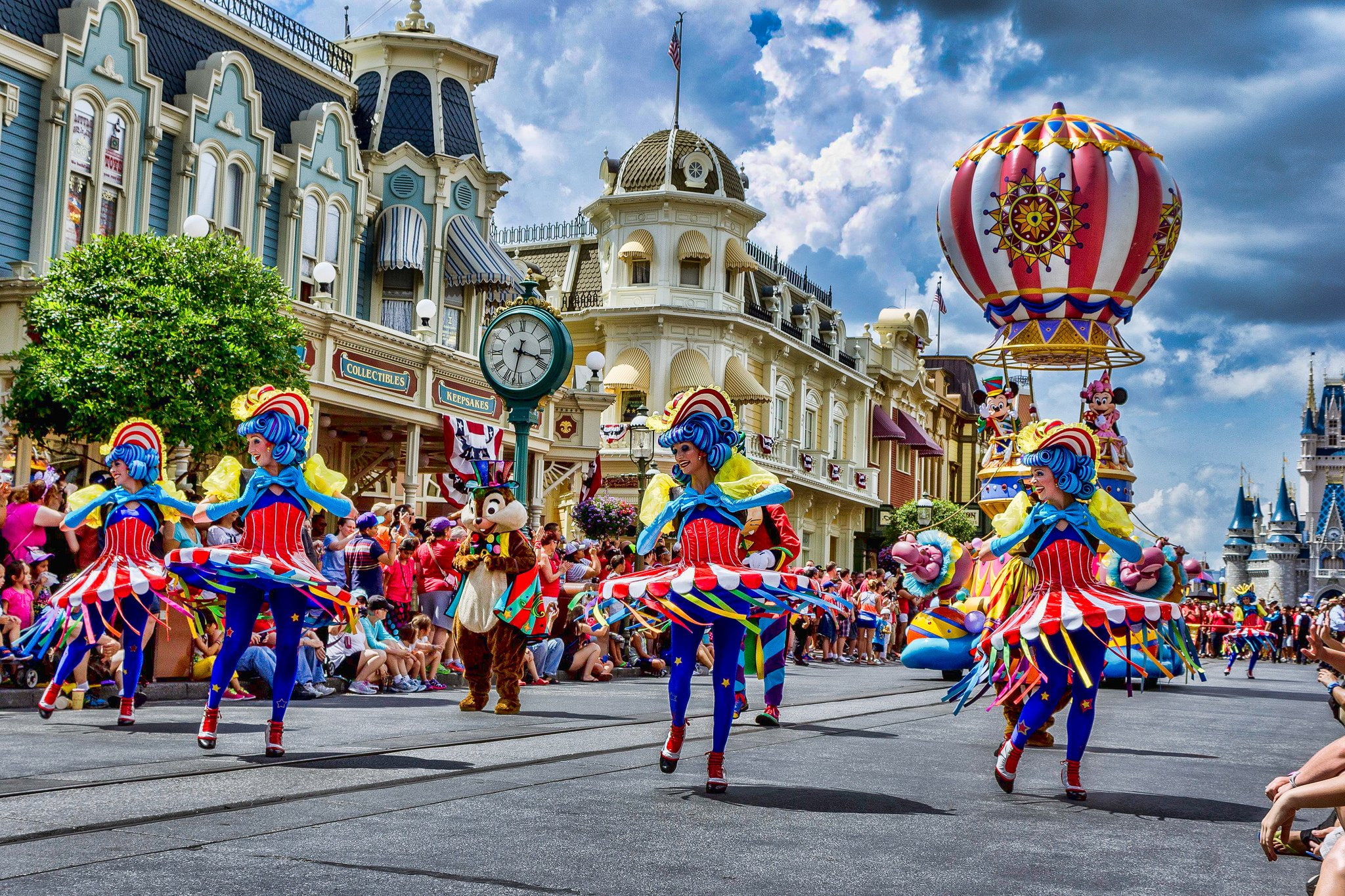 stores, disney, storehouses, usa, walt disney, world, parc, light, buildings, offices, towers, hotel, entertainment, night, studio, carousel, orlando, cities, HD Wallpaper
