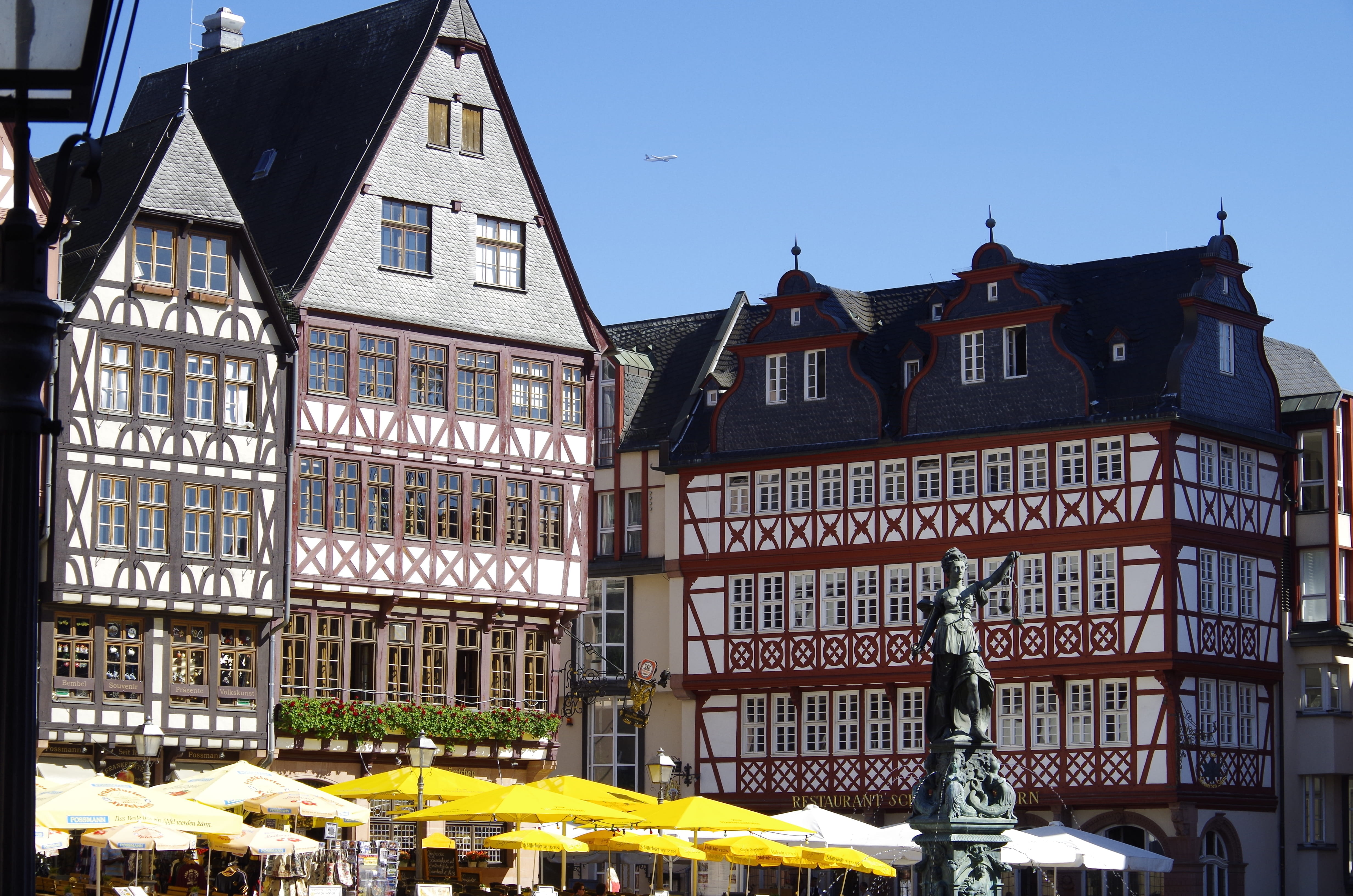 travel destinations, history, house, building, outdoors, sky, city life, building exterior, day, public square, Architecture, Traditional, famous, Half-Timbered, HD Wallpaper