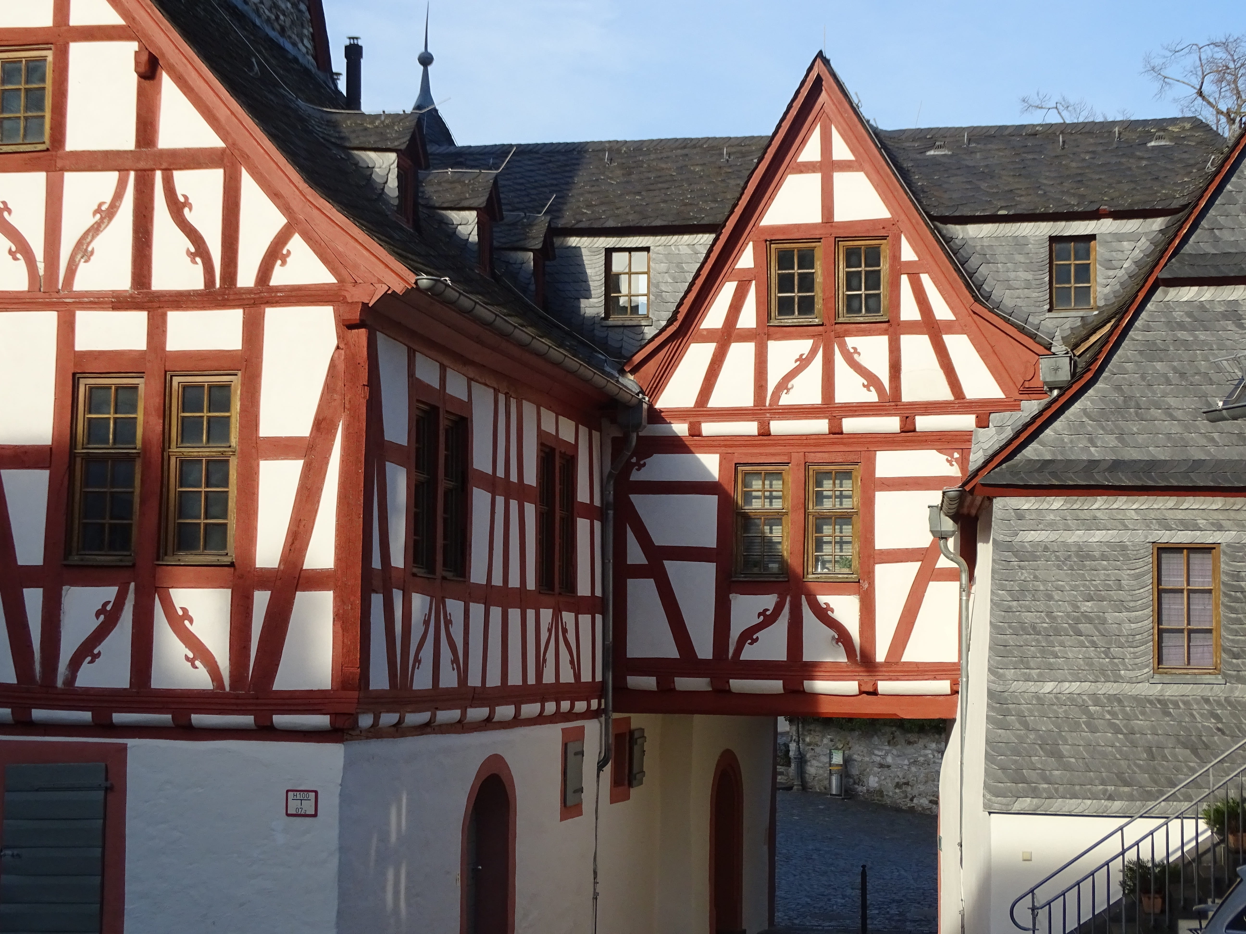 building, wood - Material, no people, germany, homes, day, residential Building, house, city, masonry, railing, architecture And Buildings, Truss, half-Timbered, HD Wallpaper
