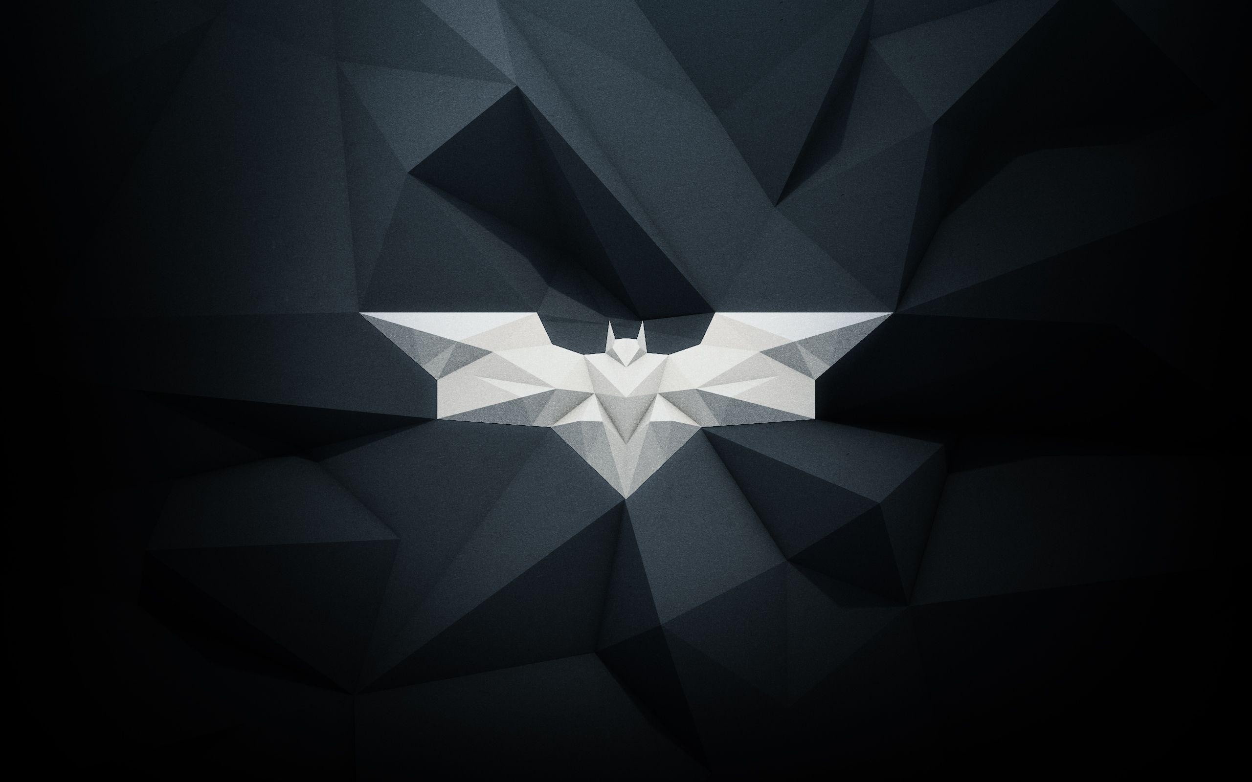 Batman, low poly, The Dark Knight Rises, 2K, HD Wallpaper