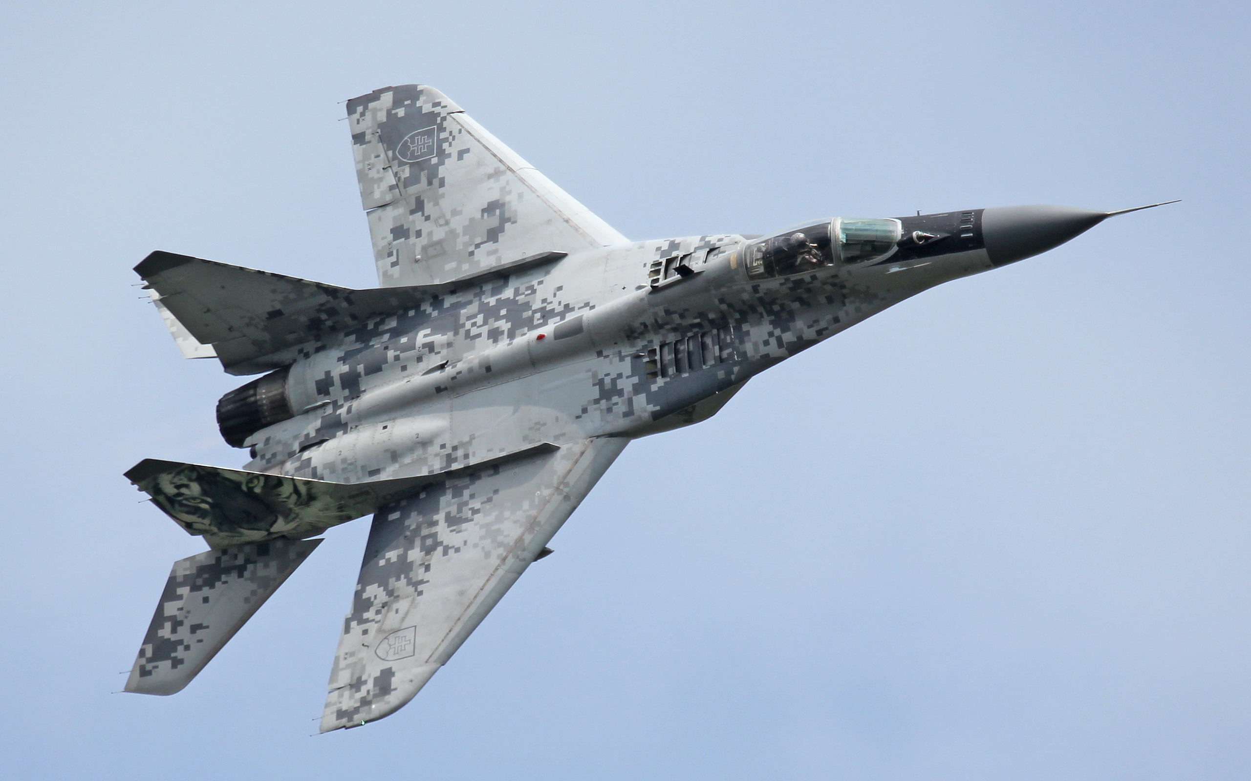 2K, the plane, aviation, MiG-29AS, weapons, Slovak Air Force, HD Wallpaper
