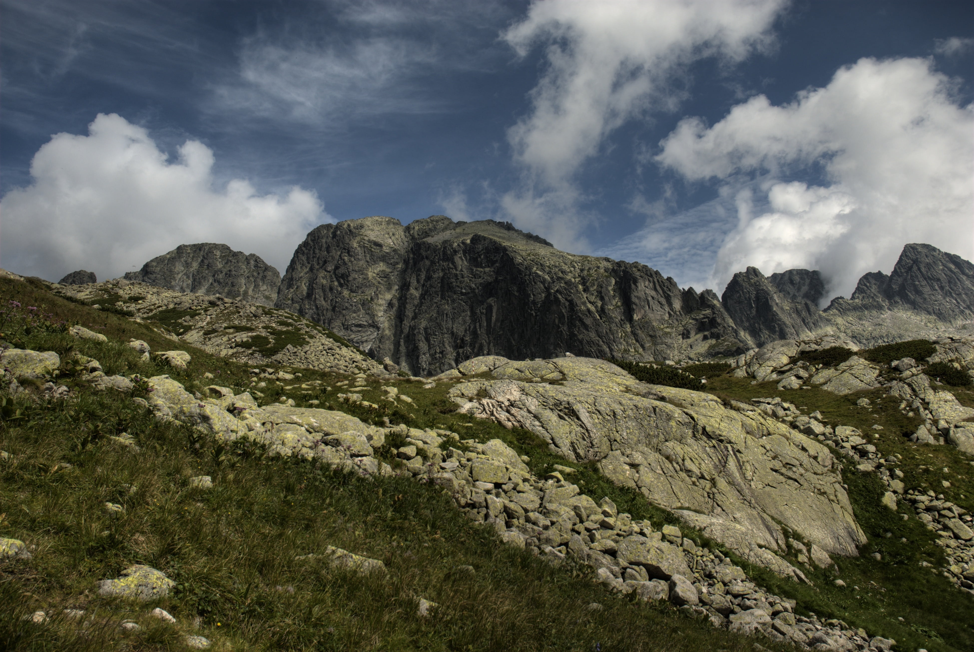 tranquility, top view, holiday, top, tranquil scene, slovakia, beauty in nature, landscape, outdoors, mountains, solid, the slovak tatras, scenics - nature, HD Wallpaper