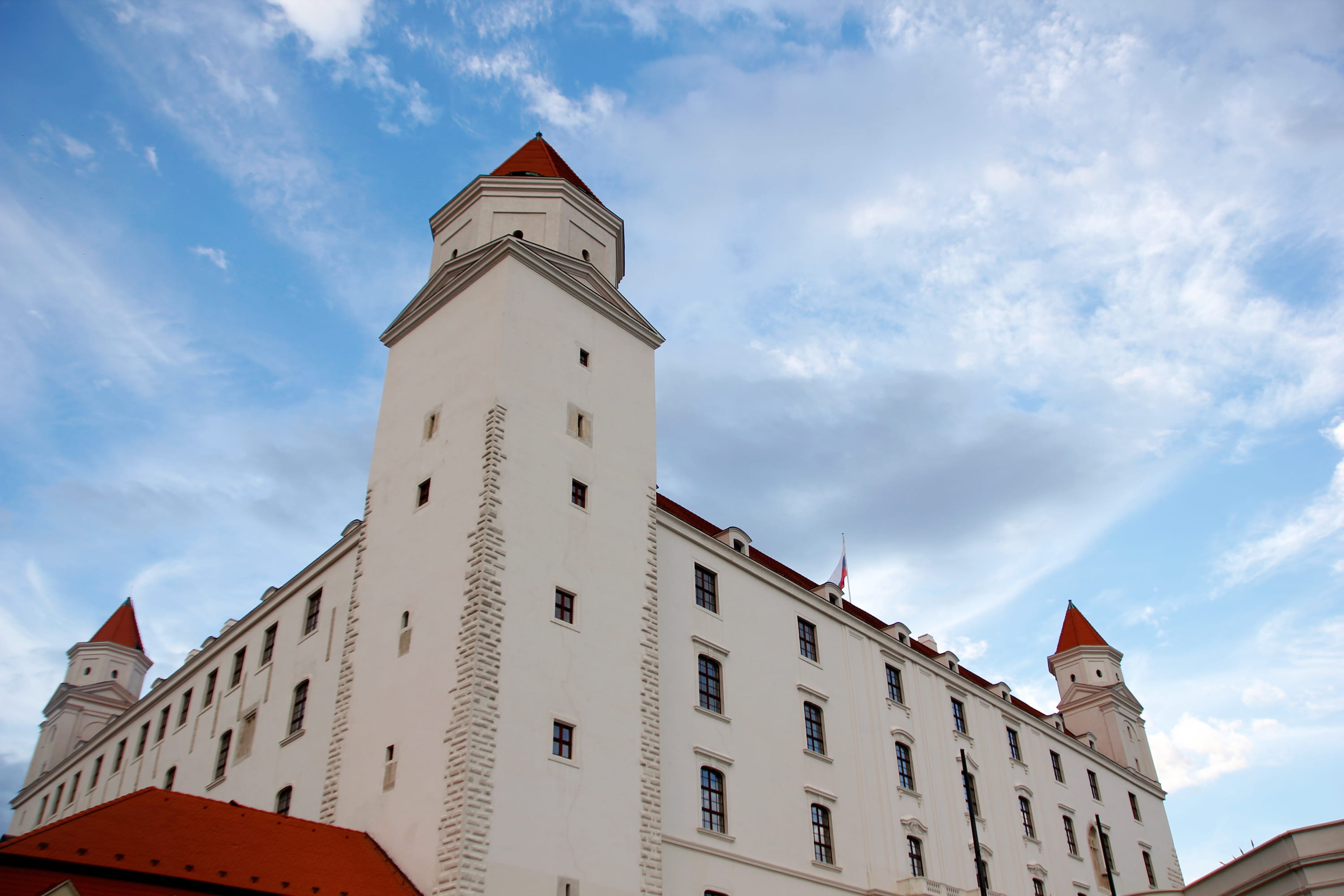 nature, history, built structure, architecture, location, building exterior, cloud - sky, slovakia, clock, belief, outdoors, no people, place of worship, HD Wallpaper