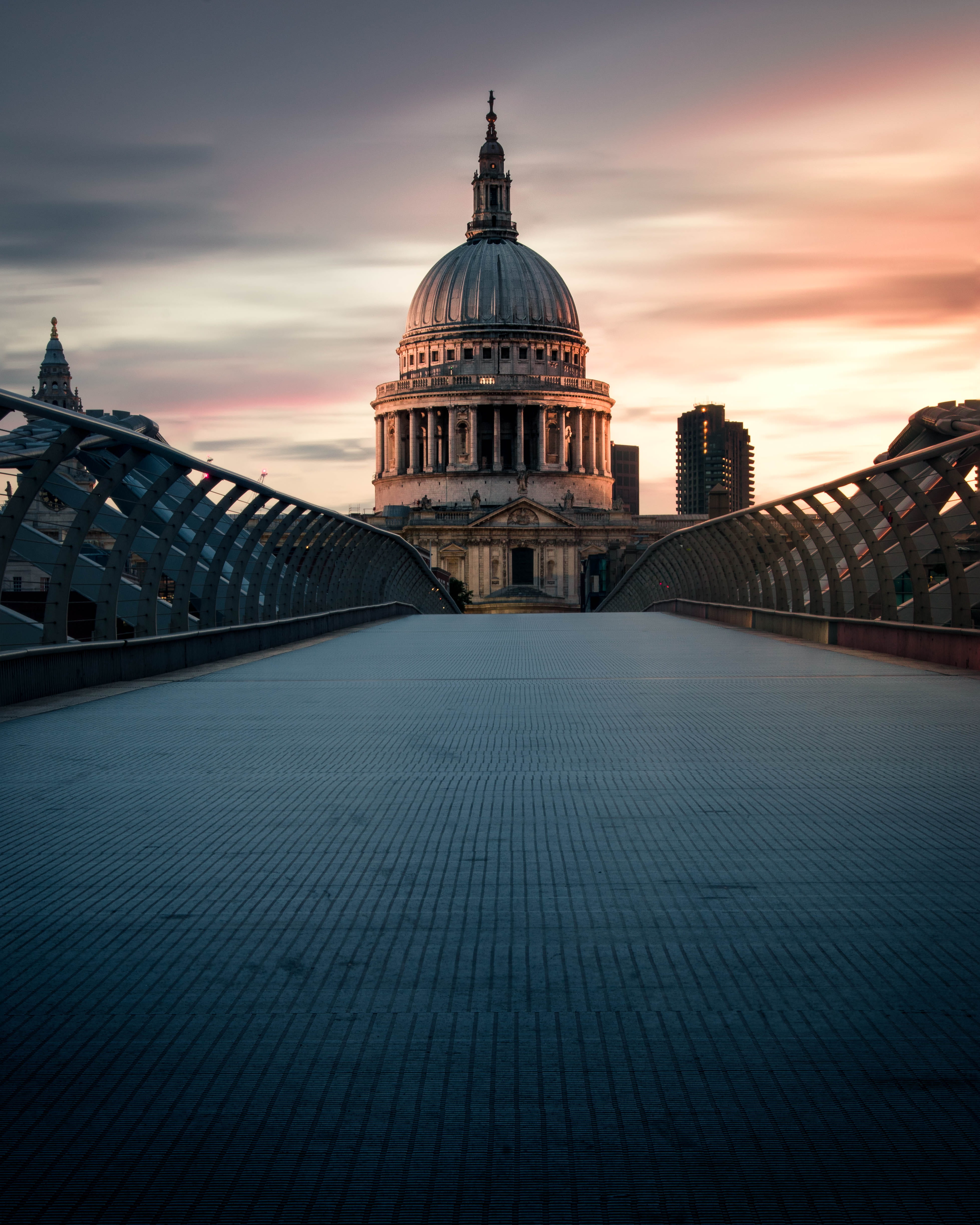 outdoors, london - England, architecture And Buildings, monument, europe, exposure, cathedral, sunset, city, building Exterior, sky, Phone HD Wallpaper