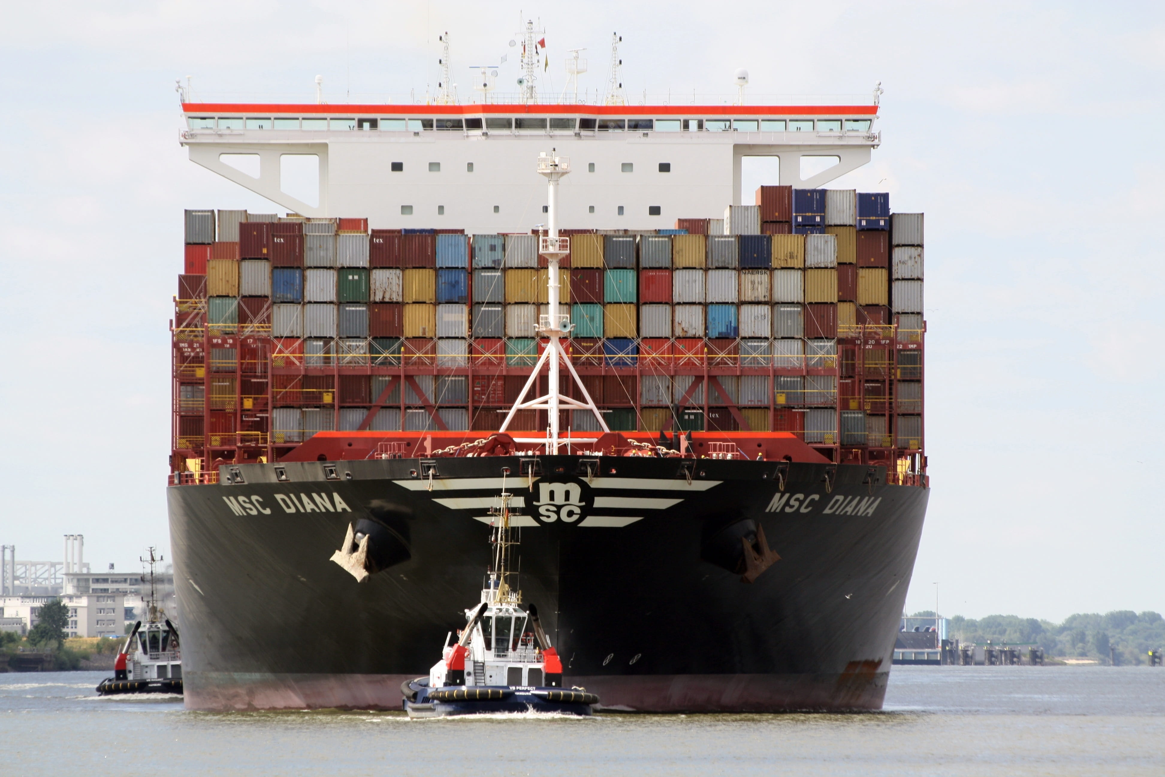 freight transportation, nautical vessel, pier, outdoors, hh, hanseatic city of hamburg, no people, shipping, hamburgensien, container, commercial dock, HD Wallpaper