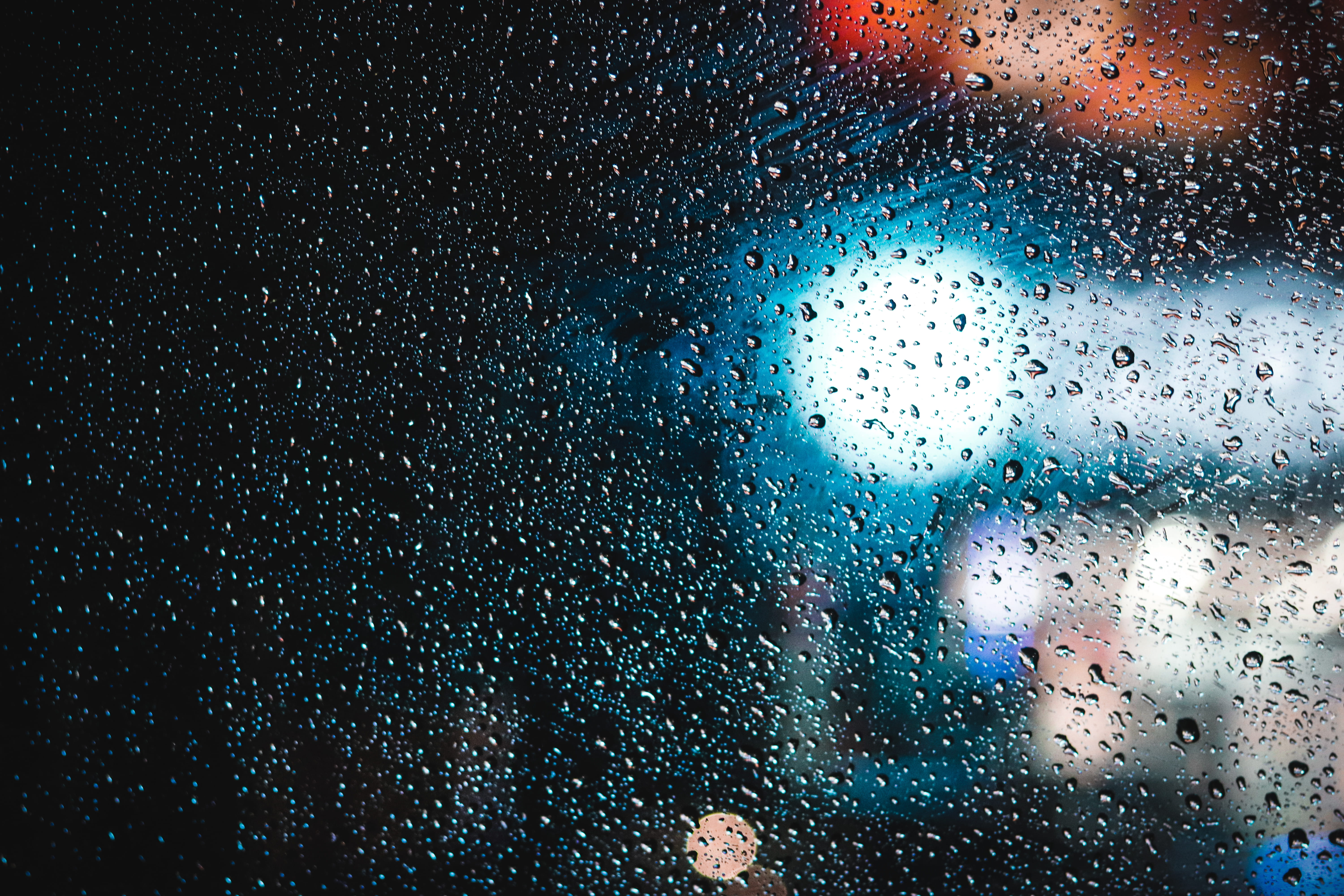 bokeh, outer space, nature, illuminated, red, universe, day, drop, backgrounds, no people, indoors, club, water, weather, astronomy, wet, blue, neon, transparent, HD Wallpaper