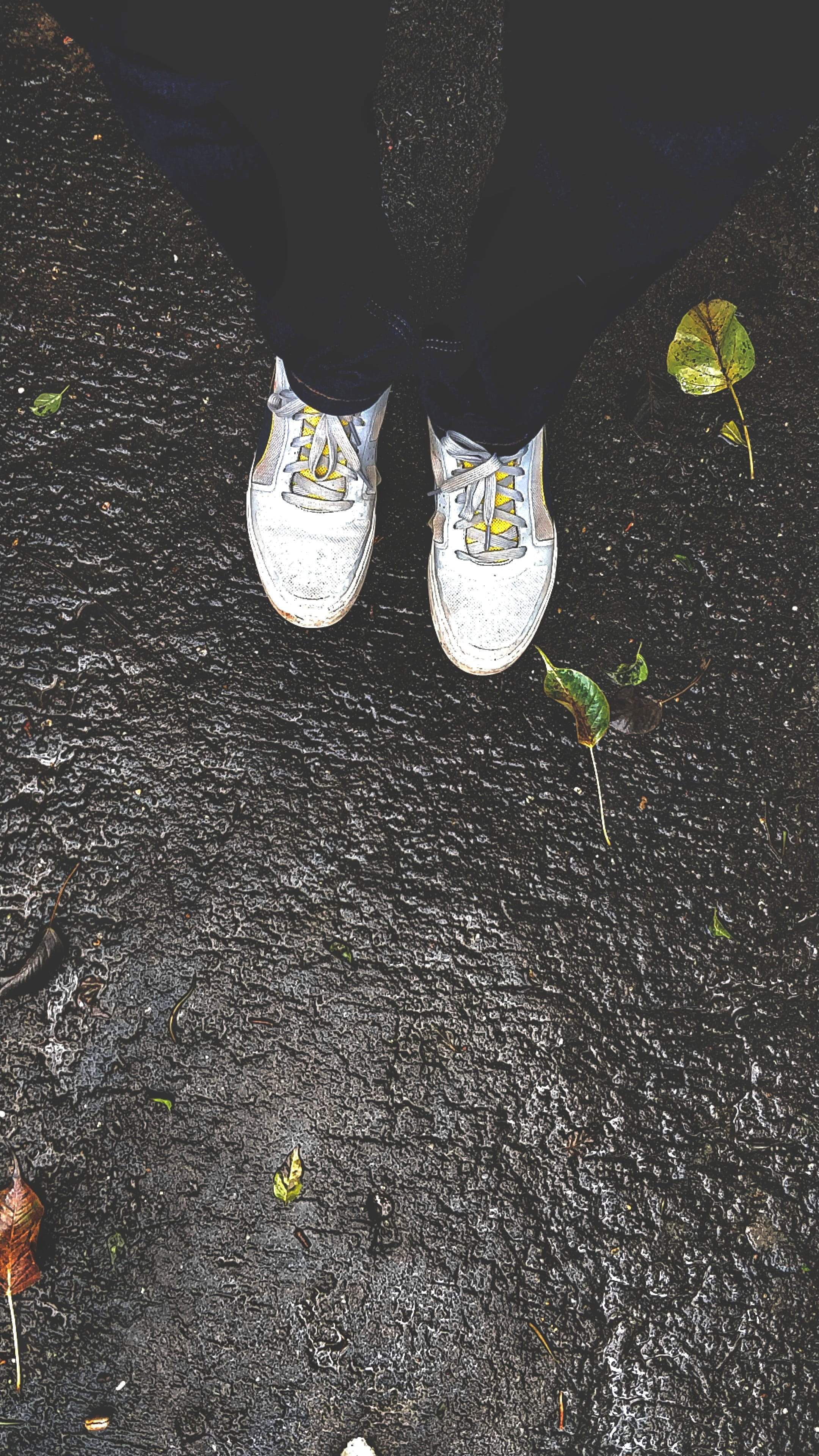 one person, weather, dirt, body part, streets, human limb, human foot, high angle view, outdoors, nature, shoe, leisure activity, human body part, real people, Phone HD Wallpaper