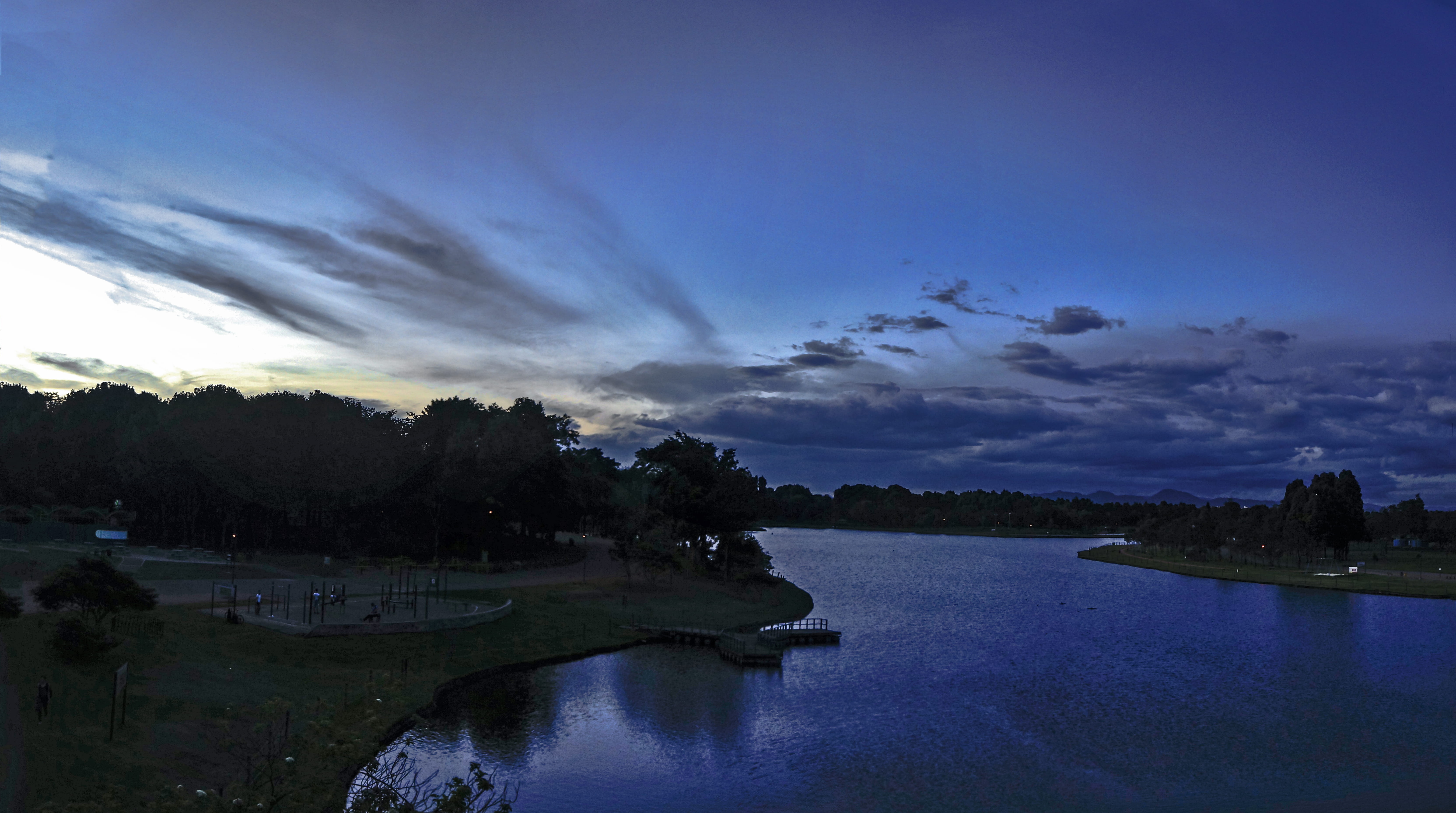tranquility, land, outdoors, tree, lake, last, plant, dusk, scenics - nature, atardecer, simon bolivar, pulmon, shine, environment, travel destinations, HD Wallpaper