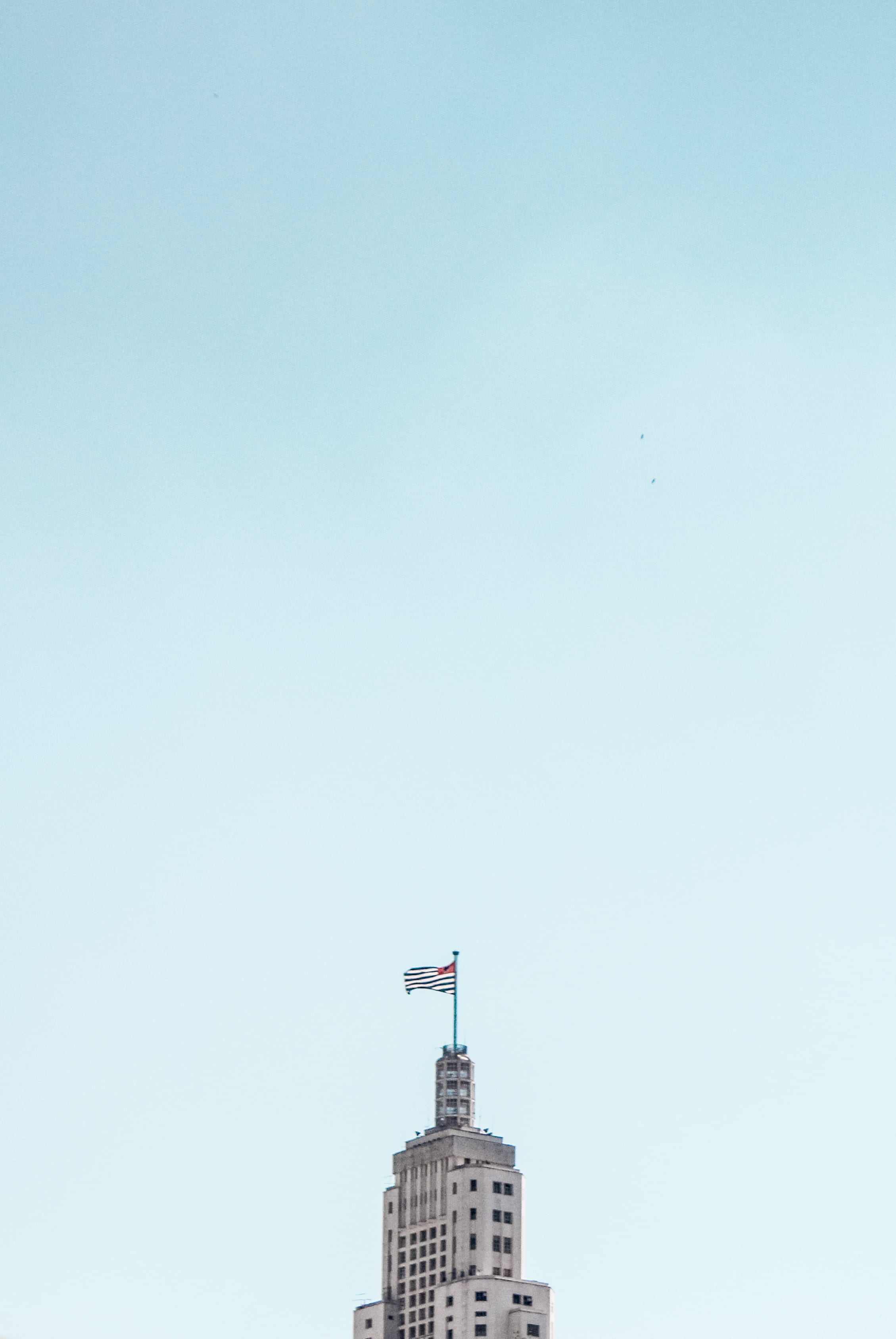 built structure, ceu, city, farol santander, travel, building, clear sky, brazil, 2K, predio, tower, nature, outdoors, patriotism, office building exterior, Phone HD Wallpaper