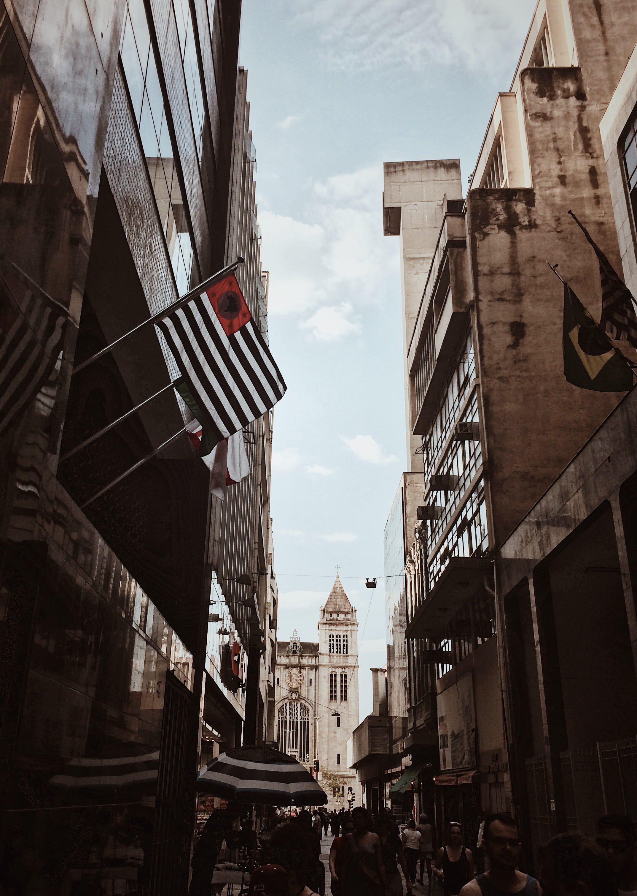 flag, built structure, transportation, sãopaulo, outdoors, building, travel destinations, r. são bento, residential district, low angle view, city, day, Phone HD Wallpaper