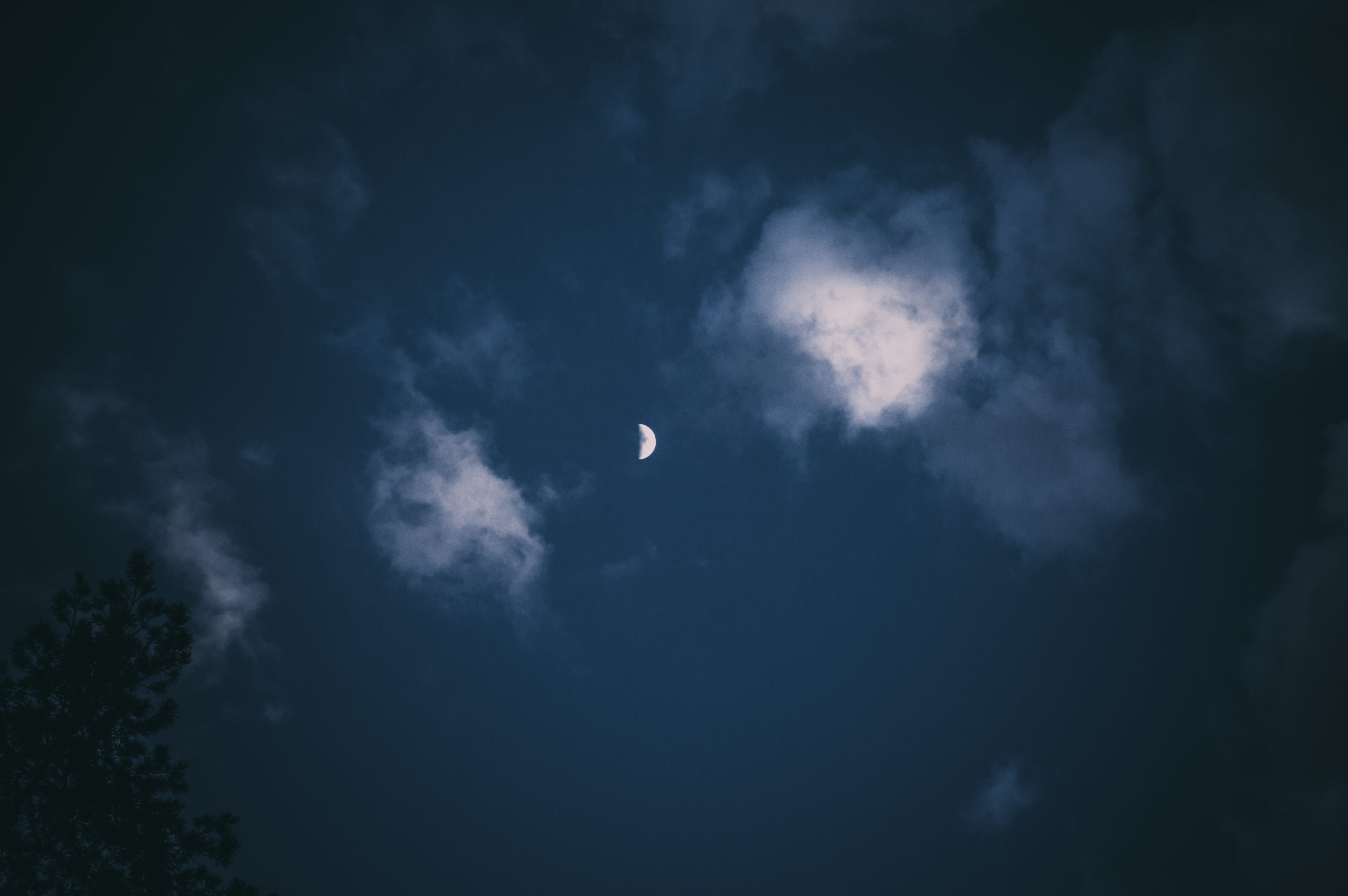 cloud - sky, full moon, kyiv, kiev, moonlight, planetary moon, scenics - nature, dark, rostikarts, blue, nature, tranquil scene, outdoors, moon, exploration, HD Wallpaper
