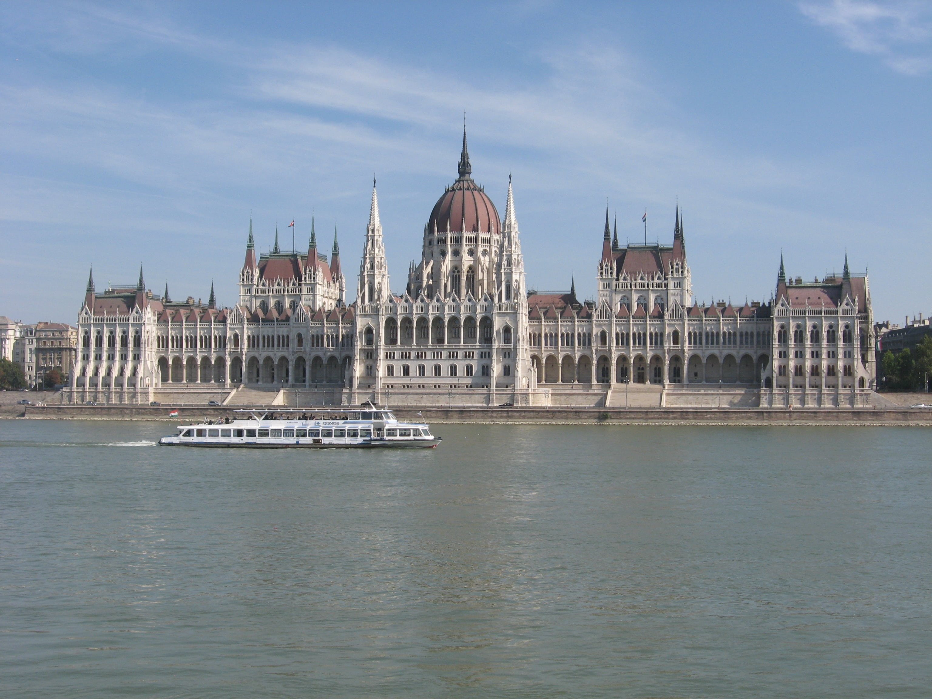 nature, building exterior, architecture, no people, hungary, the parliament, outdoors, budapest, building, government, dome, built structure, river, water, HD Wallpaper