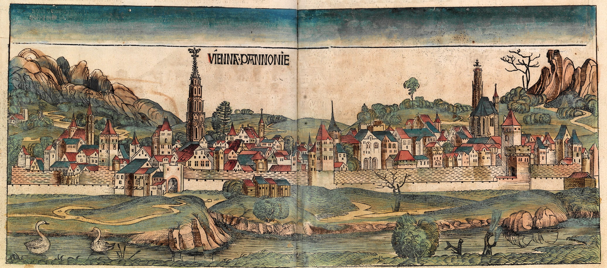 nature, public domain, Nuremberg Chronicle, paint, the past, Depiction, outdoors, painted, wall - building feature, nuremberg, chronicle, human representation, HD Wallpaper