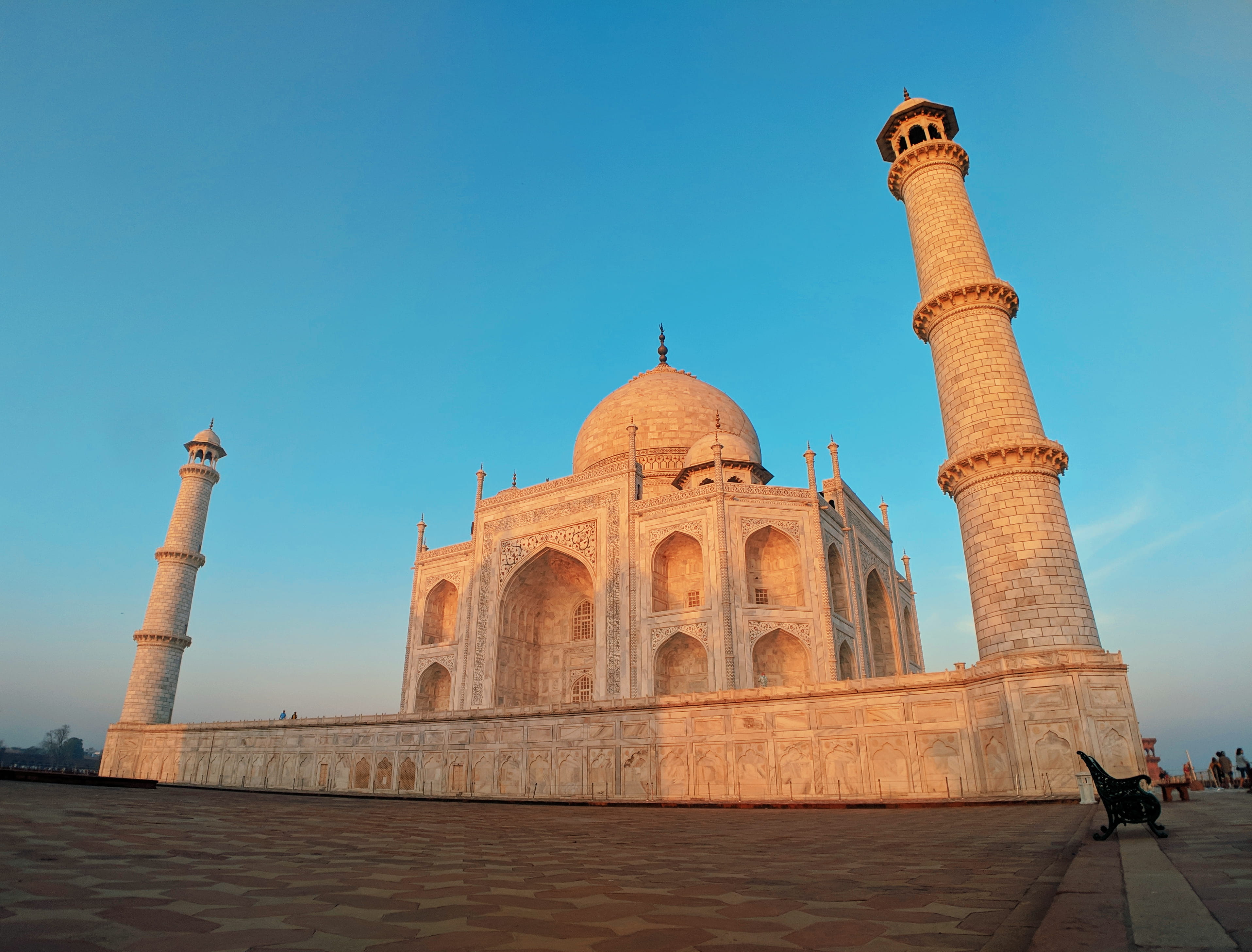 ancient civilization, agra, town, city, person, built structure, day, arch, tower, mosque, tourism, nature, architecture, outdoors, the past, history, wonders, HD Wallpaper