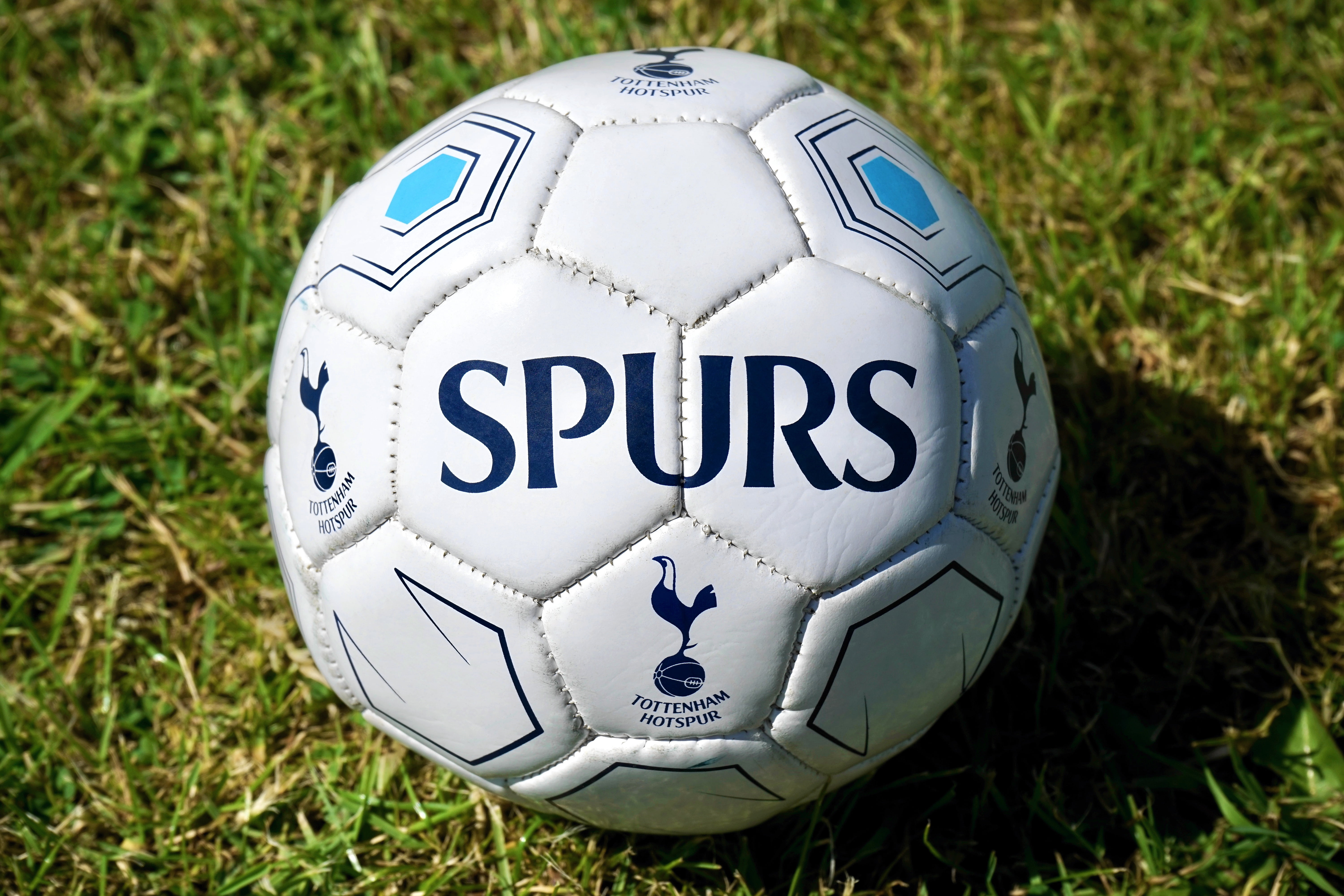 outdoors, white color, close-up, football, plant, western script, still life, no people, competition, high angle view, ball, team sport, team, tottenham, HD Wallpaper