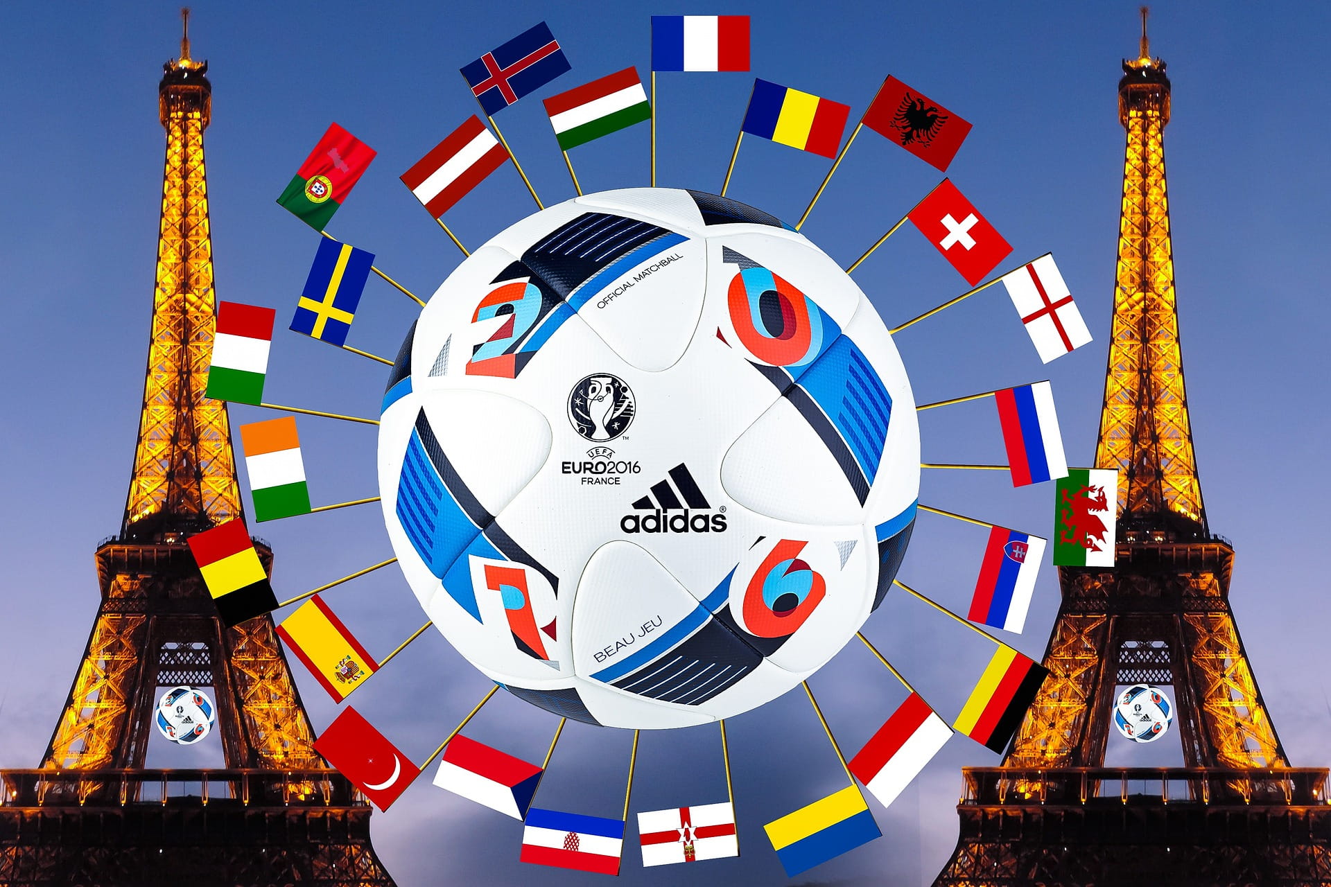 multi colored, architecture, nature, paris, eiffel, construction, fifa, celebration, travel destinations, european, outdoors, worldcup, thrill, sport, soccer, HD Wallpaper