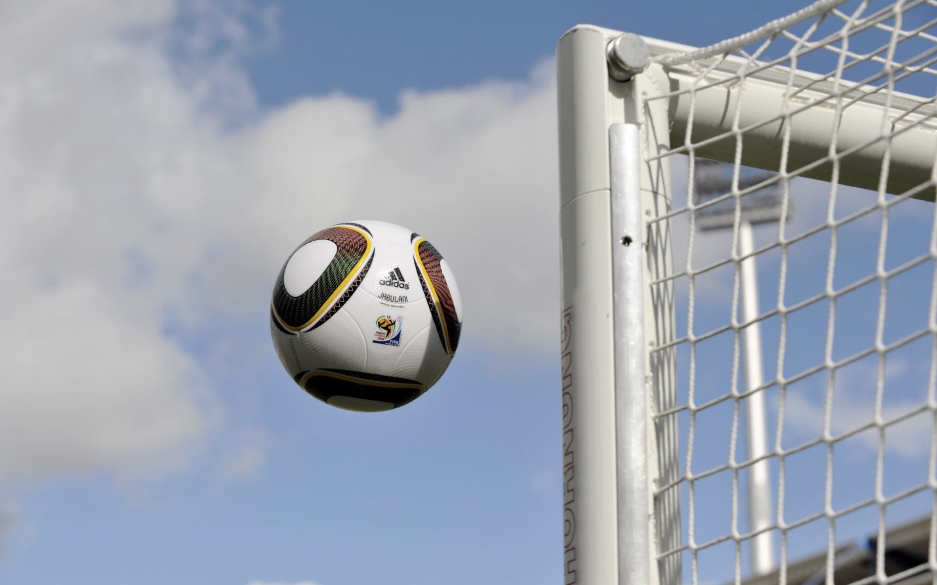 sports Equipment, soccer Ball, low angle view, safety, security, gate, football - Ball, competitive Sport, architecture, black, focus on foreground, blue, HD Wallpaper