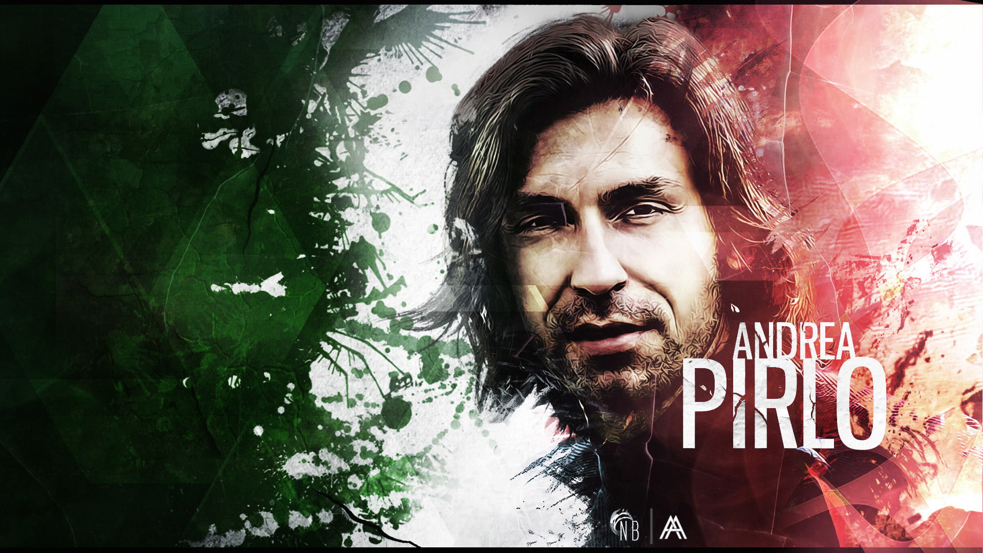 Soccer, Italian, 1080P, Andrea Pirlo, HD Wallpaper